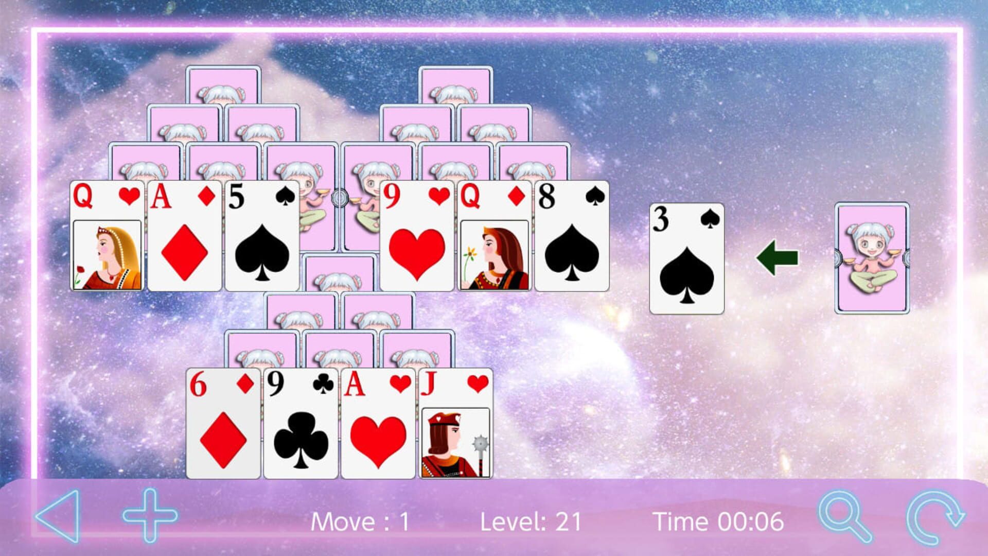 Foto do jogo Zodiac Tri Peaks Solitaire