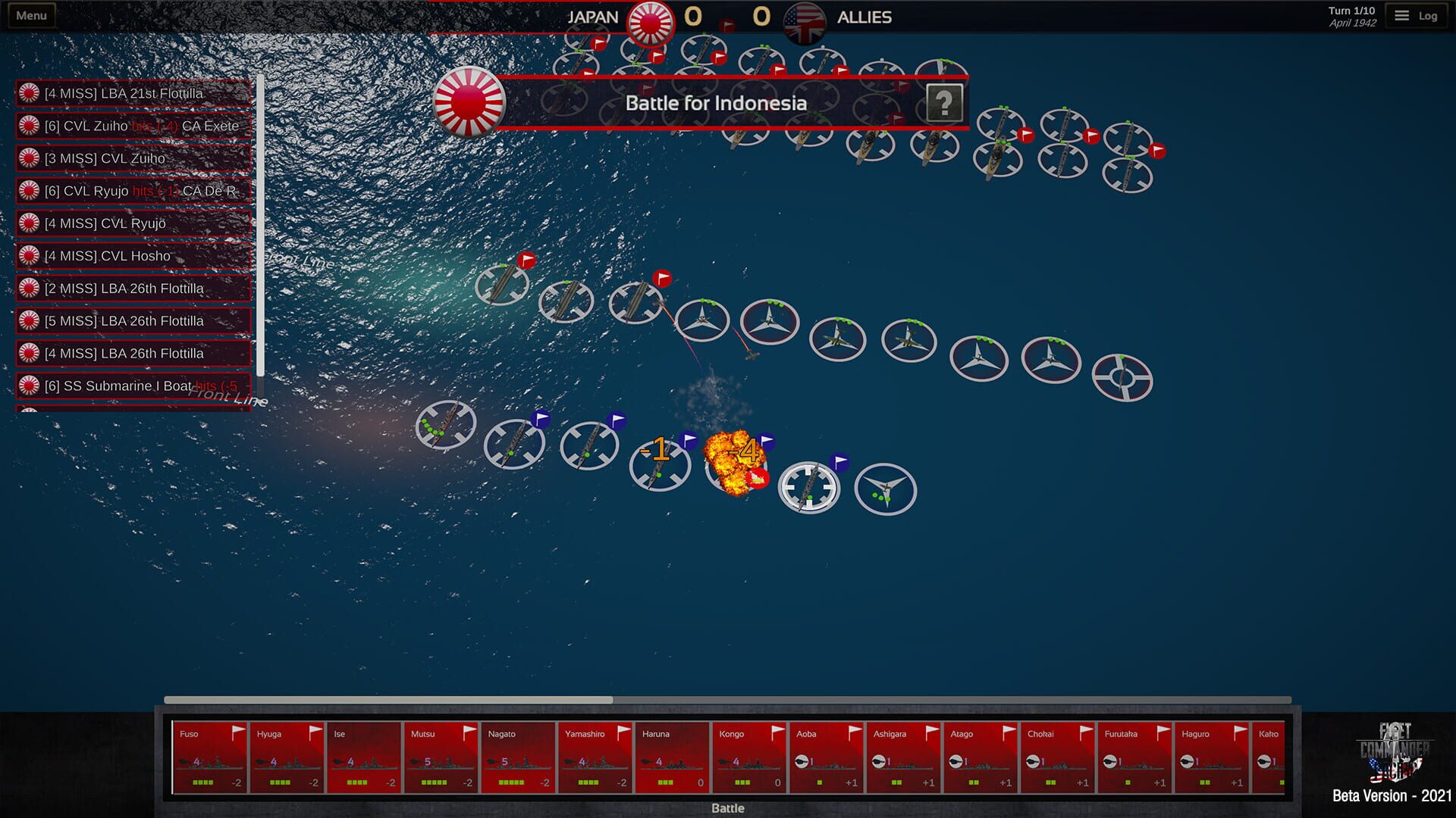Foto do jogo Fleet Commander: Pacific