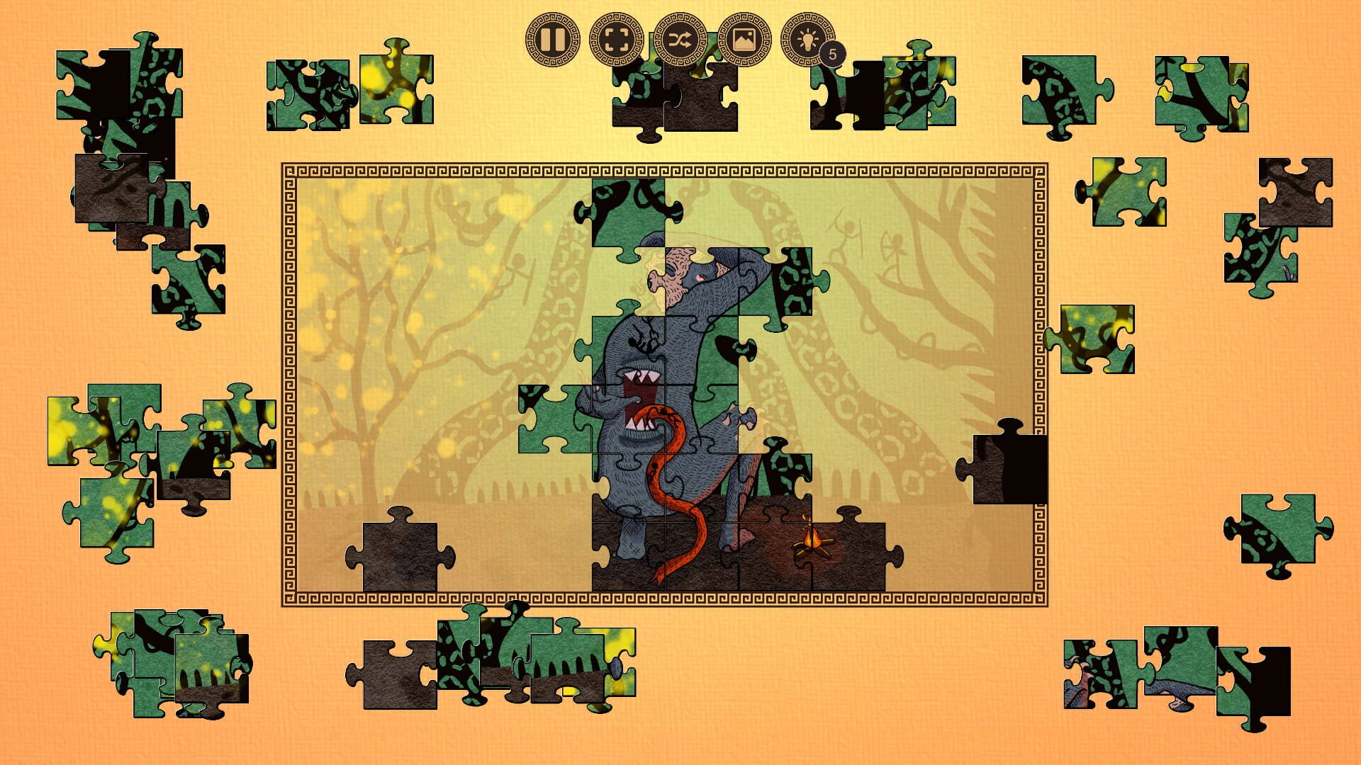 Foto do jogo Jigsaw Bestiary