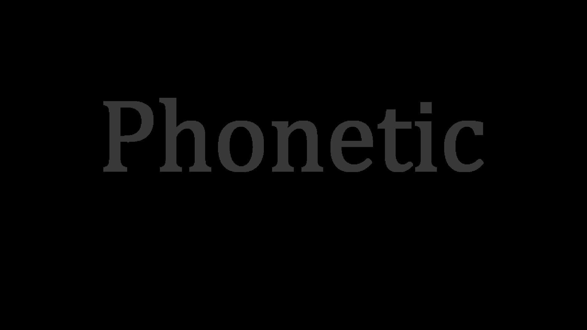 Foto do jogo Phonetic