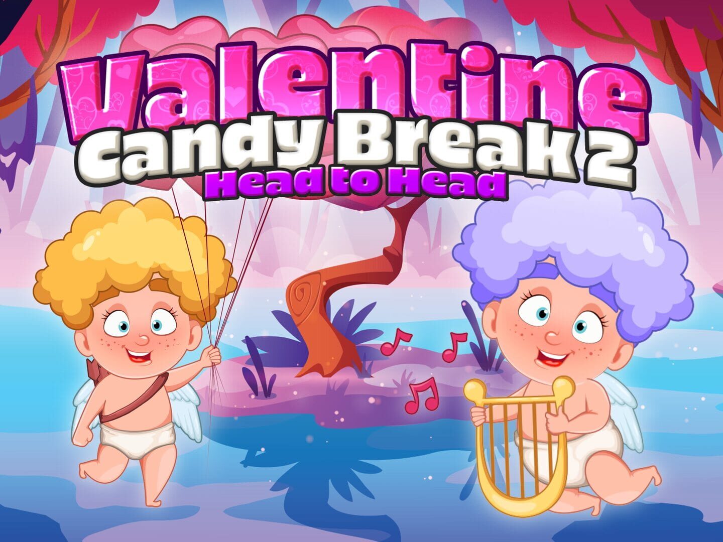 Foto do jogo Valentine Candy Break 2 Head to Head