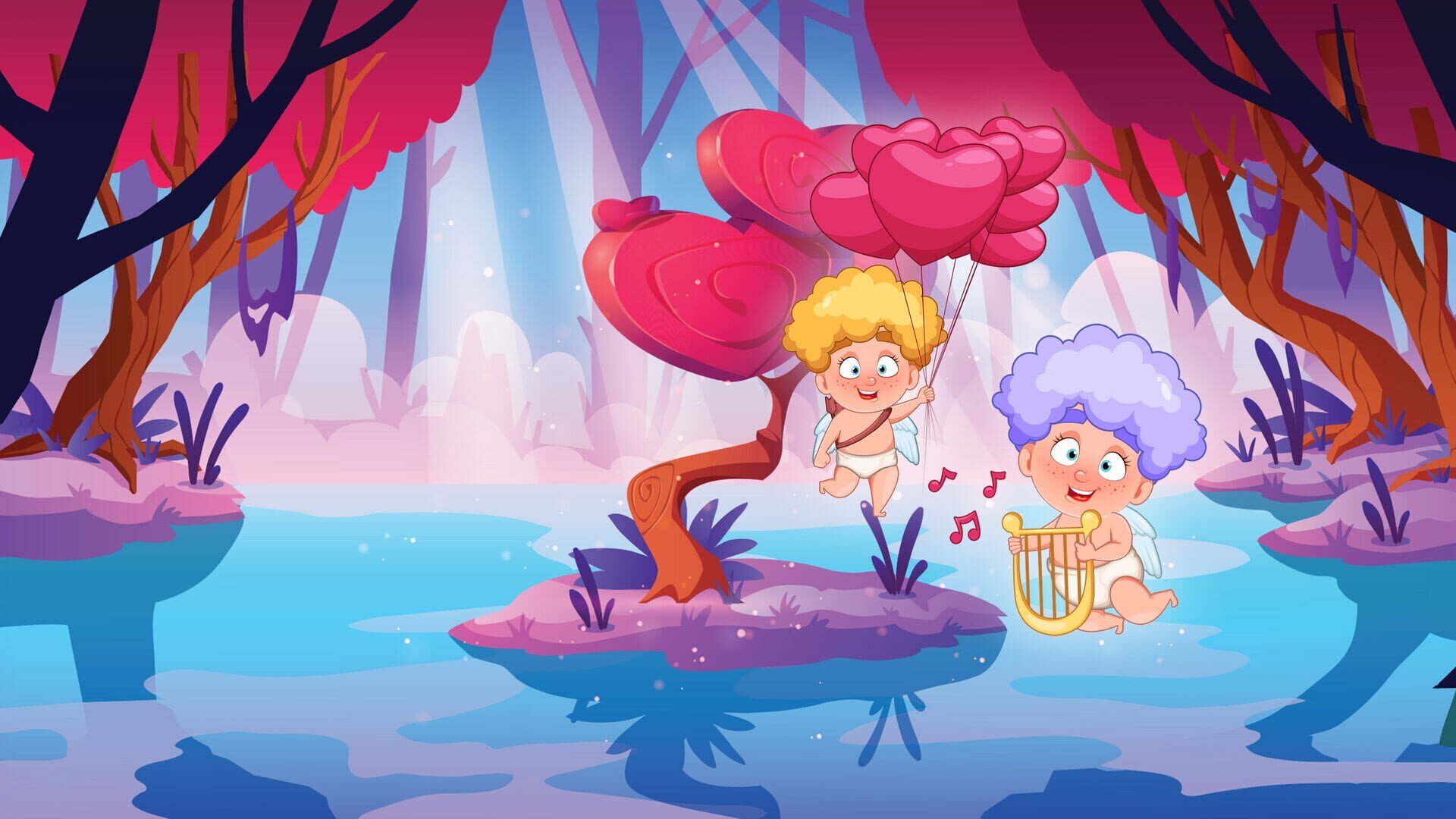 Foto do jogo Valentine Candy Break 2 Head to Head