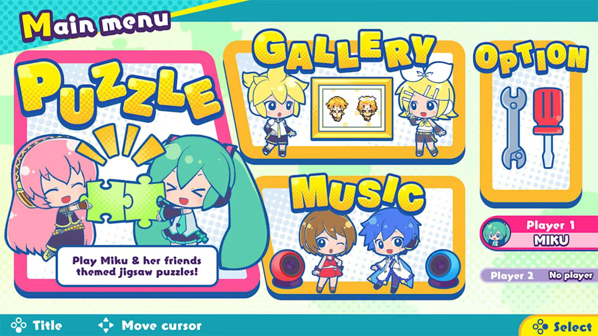 Foto do jogo Hatsune Miku Jigsaw Puzzle