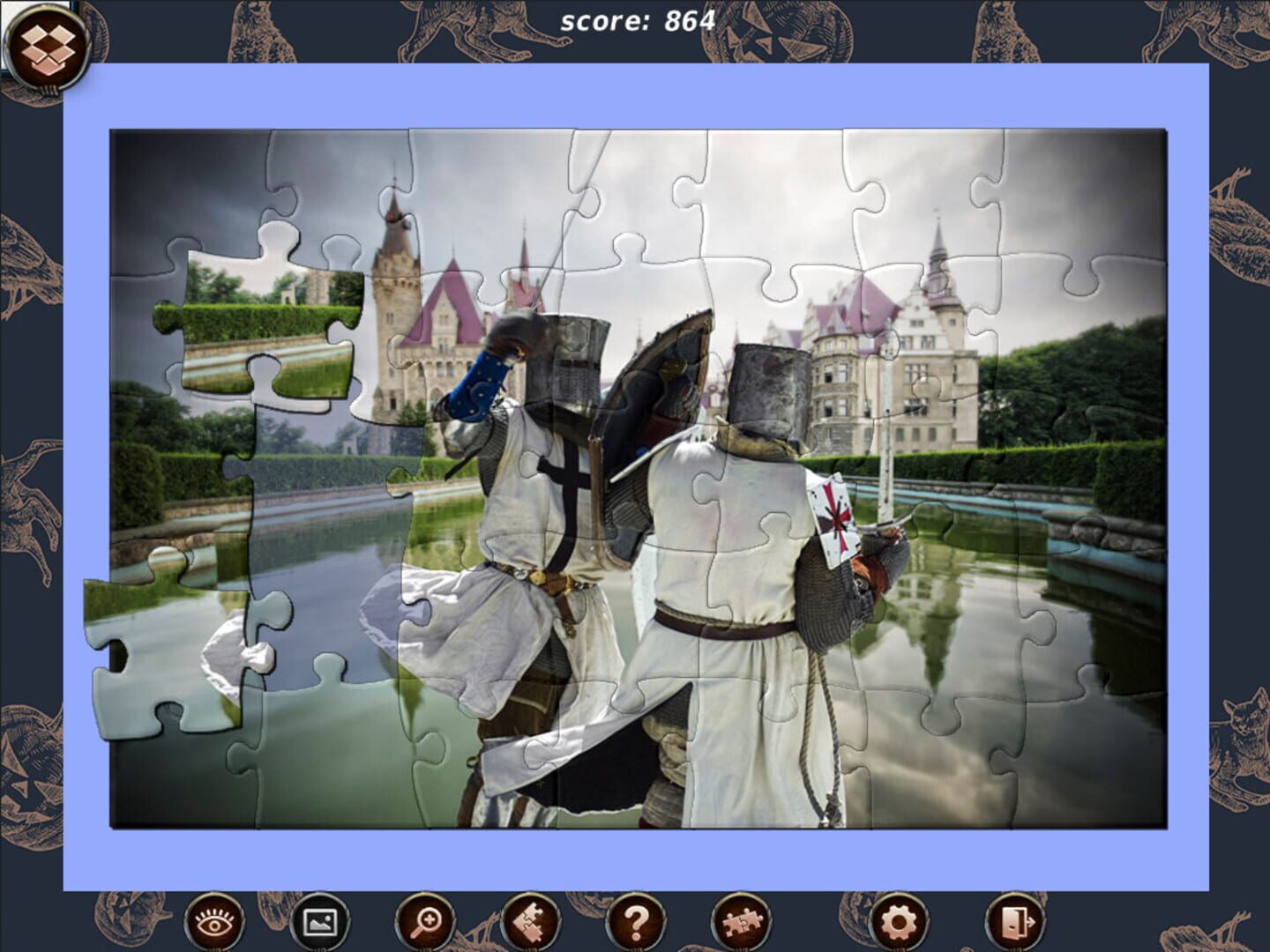 Foto do jogo 1001 Black Raven Jigsaw