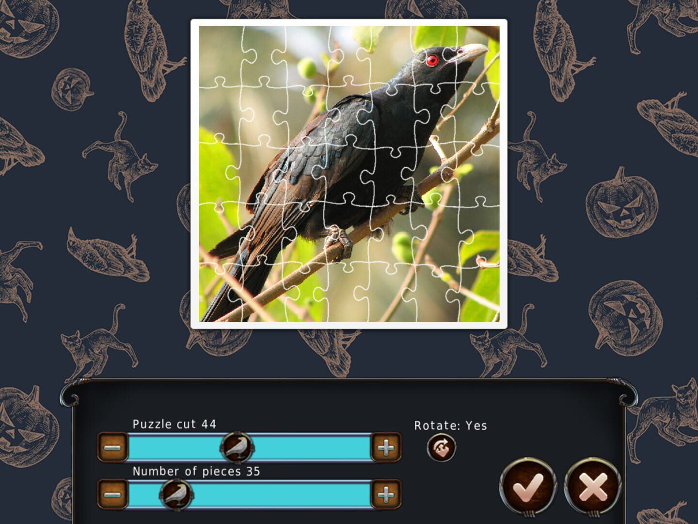 Foto do jogo 1001 Black Raven Jigsaw