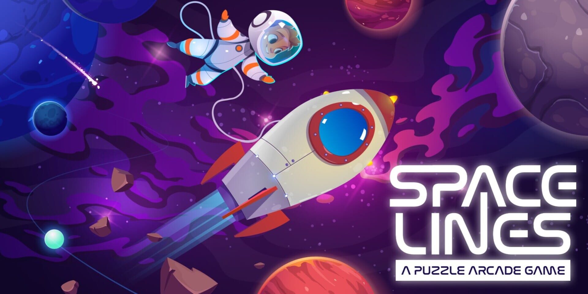 Foto do jogo Space Lines: A Puzzle Arcade Game
