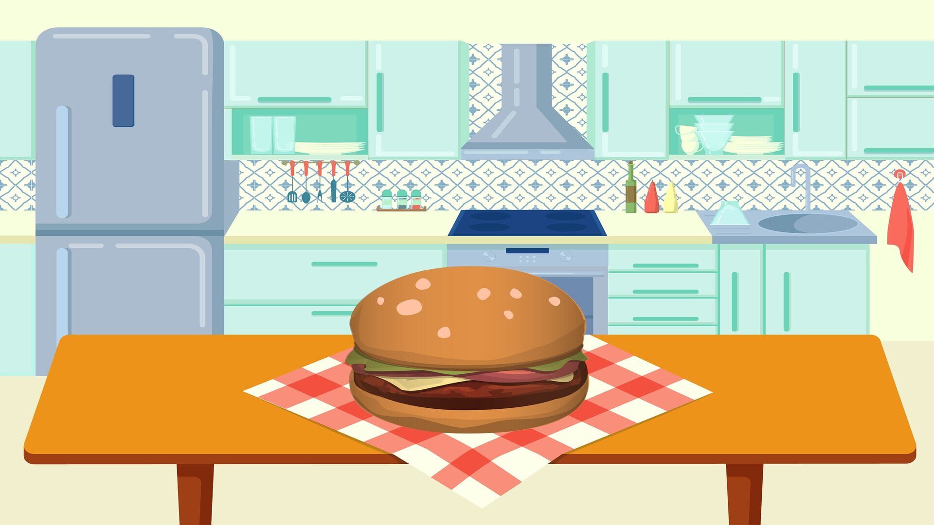 Foto do jogo The Jumping Burger
