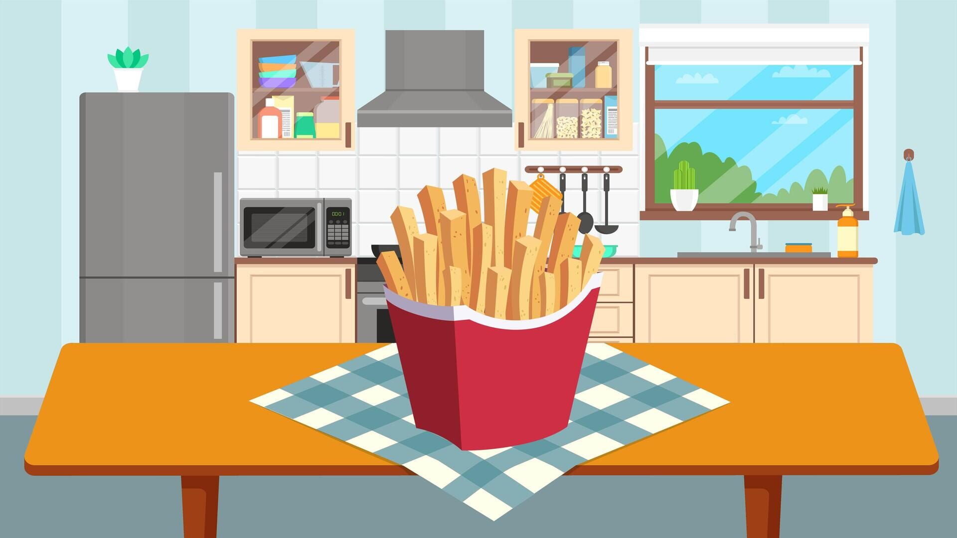 Foto do jogo The Jumping Fries