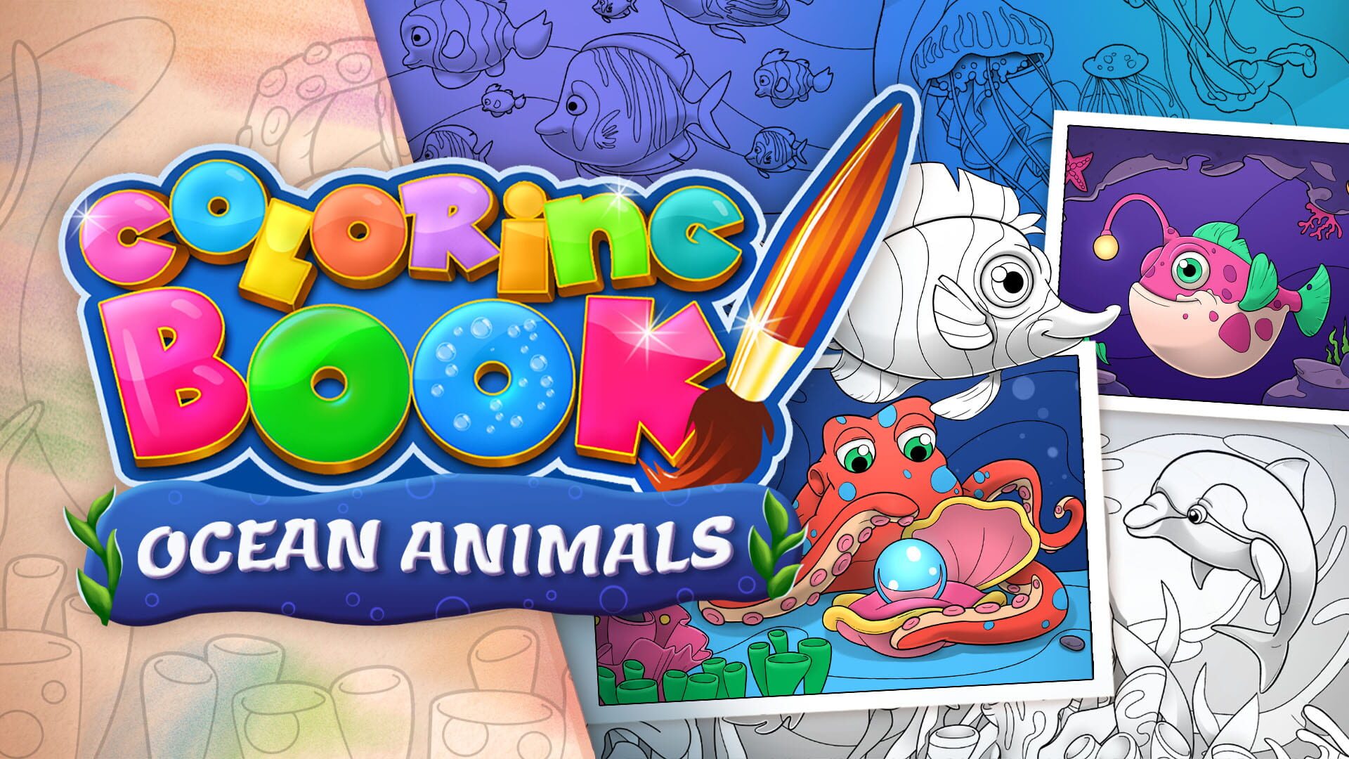Foto do jogo Coloring Book: Ocean Animals