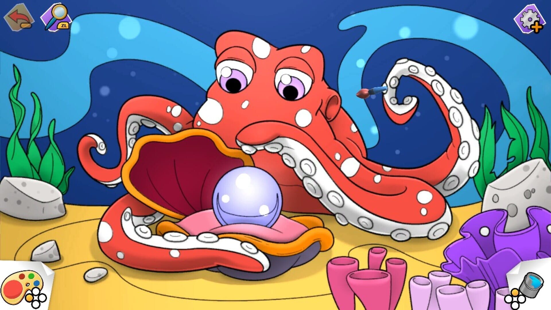 Foto do jogo Coloring Book: Ocean Animals