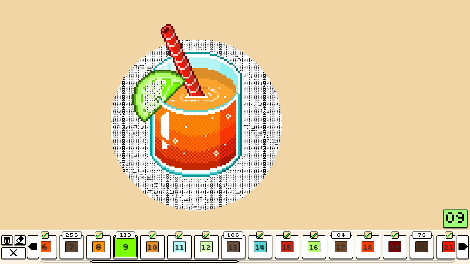Foto do jogo Coloring Pixels: Summer Pack