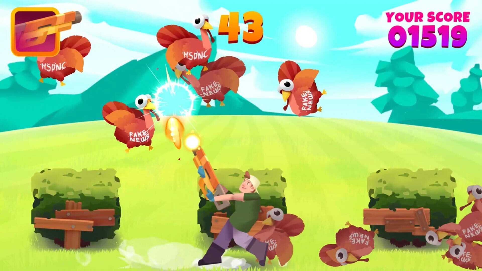 Foto do jogo Kyle Rittenhouse's Turkey Shoot