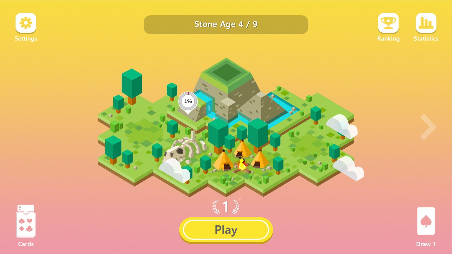 Foto do jogo Age of Solitaire: Build Civilization