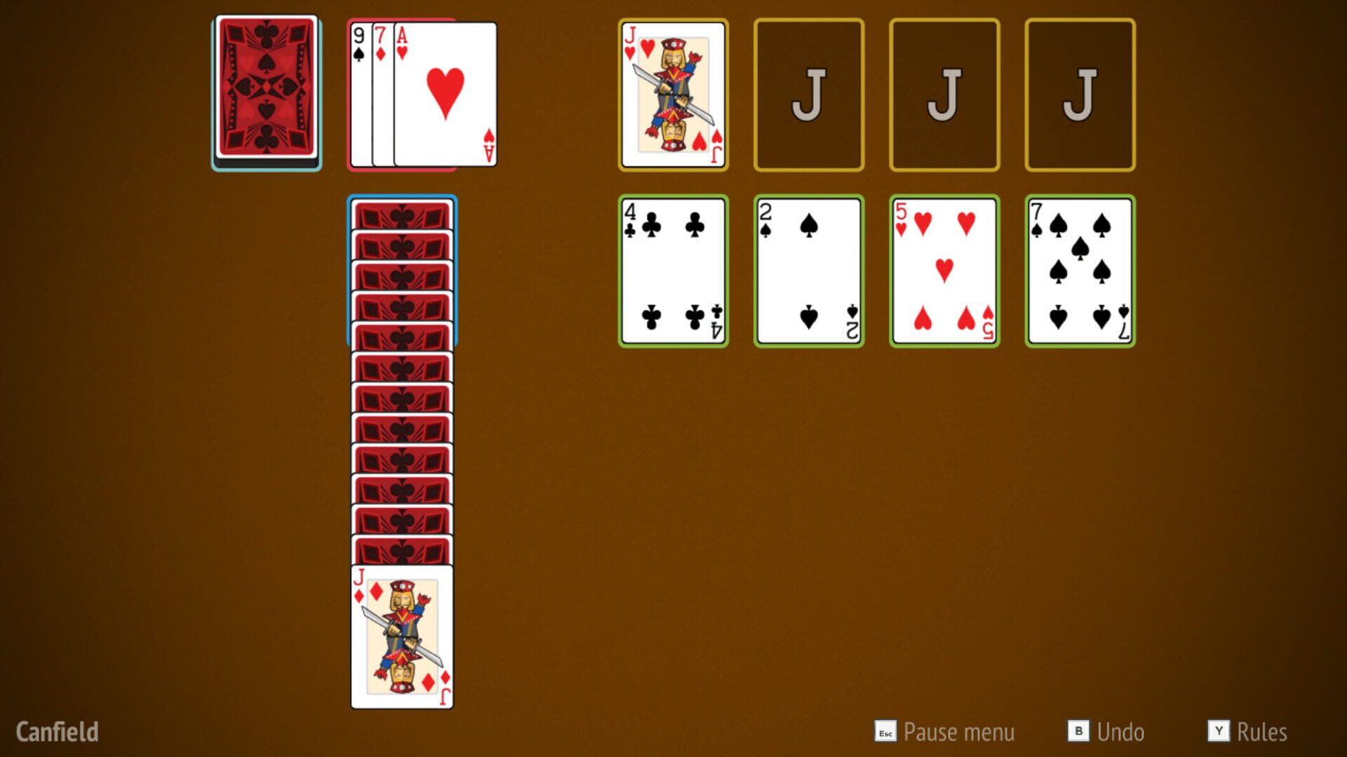 Foto do jogo Canfield Solitaire Collection