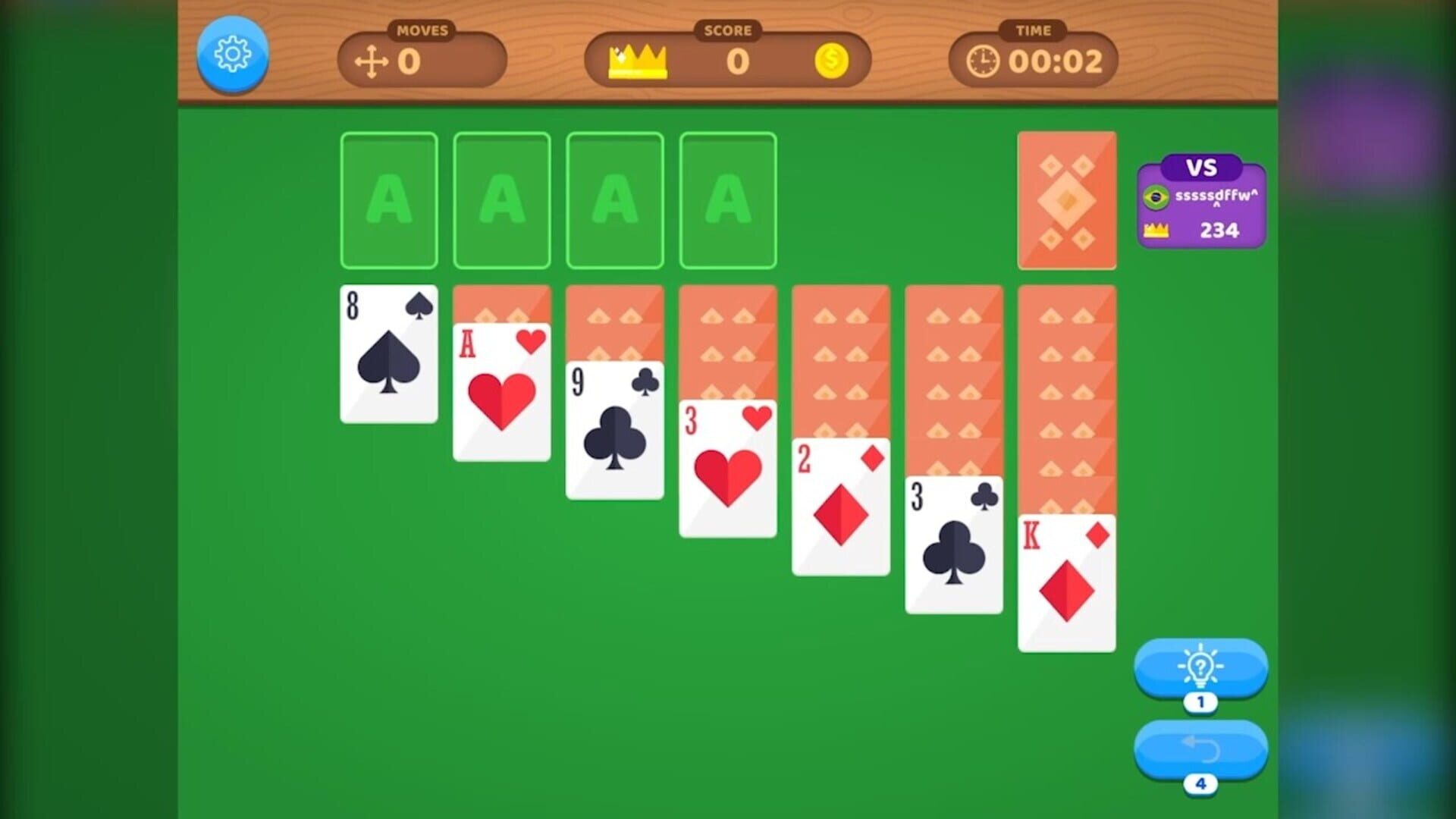Foto do jogo Solitaire Master VS