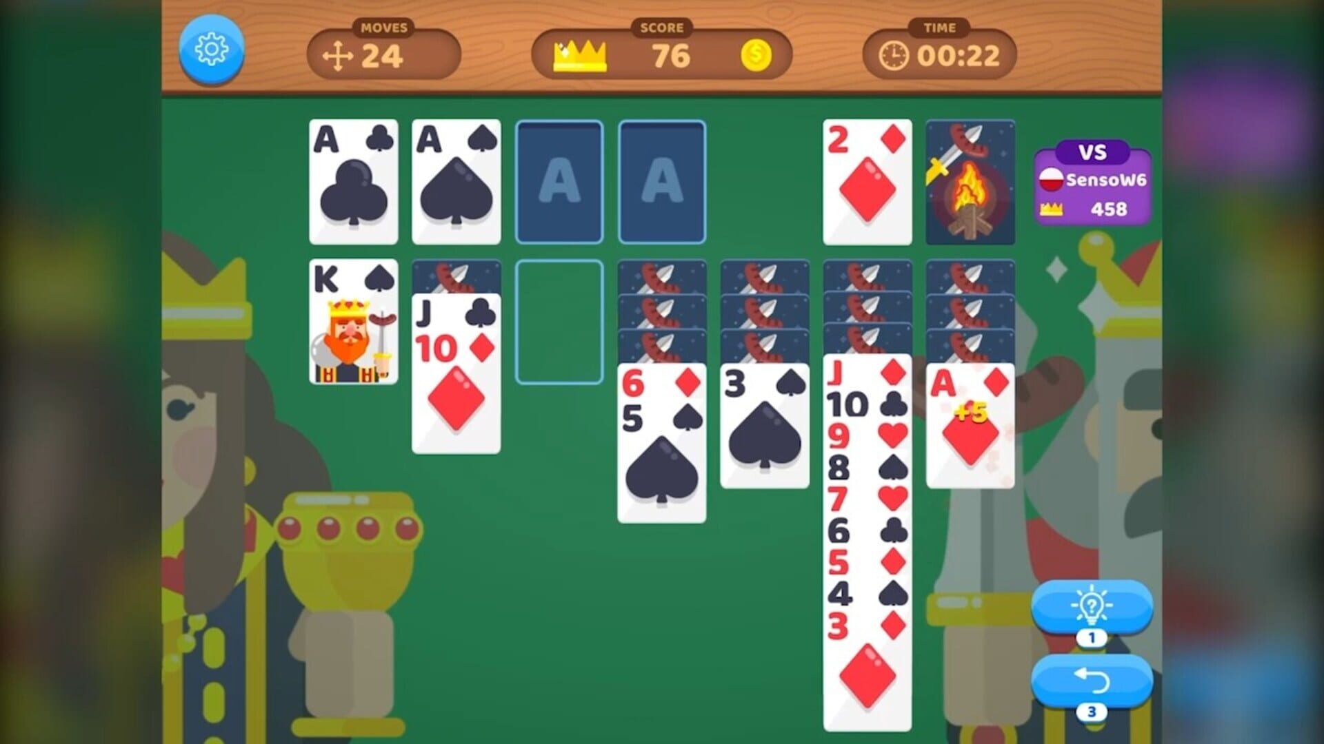 Foto do jogo Solitaire Master VS