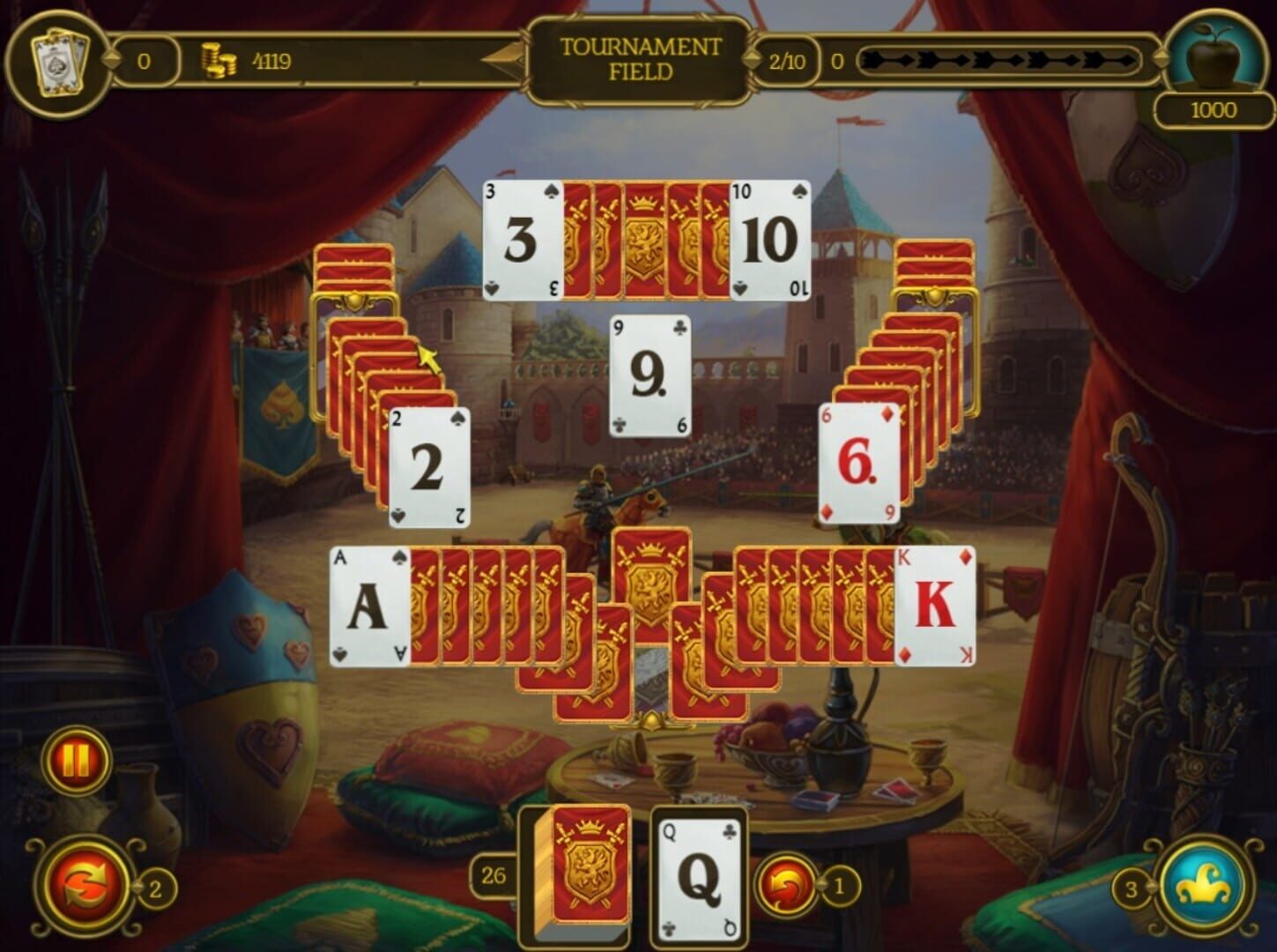 Foto do jogo Knight Solitaire 3