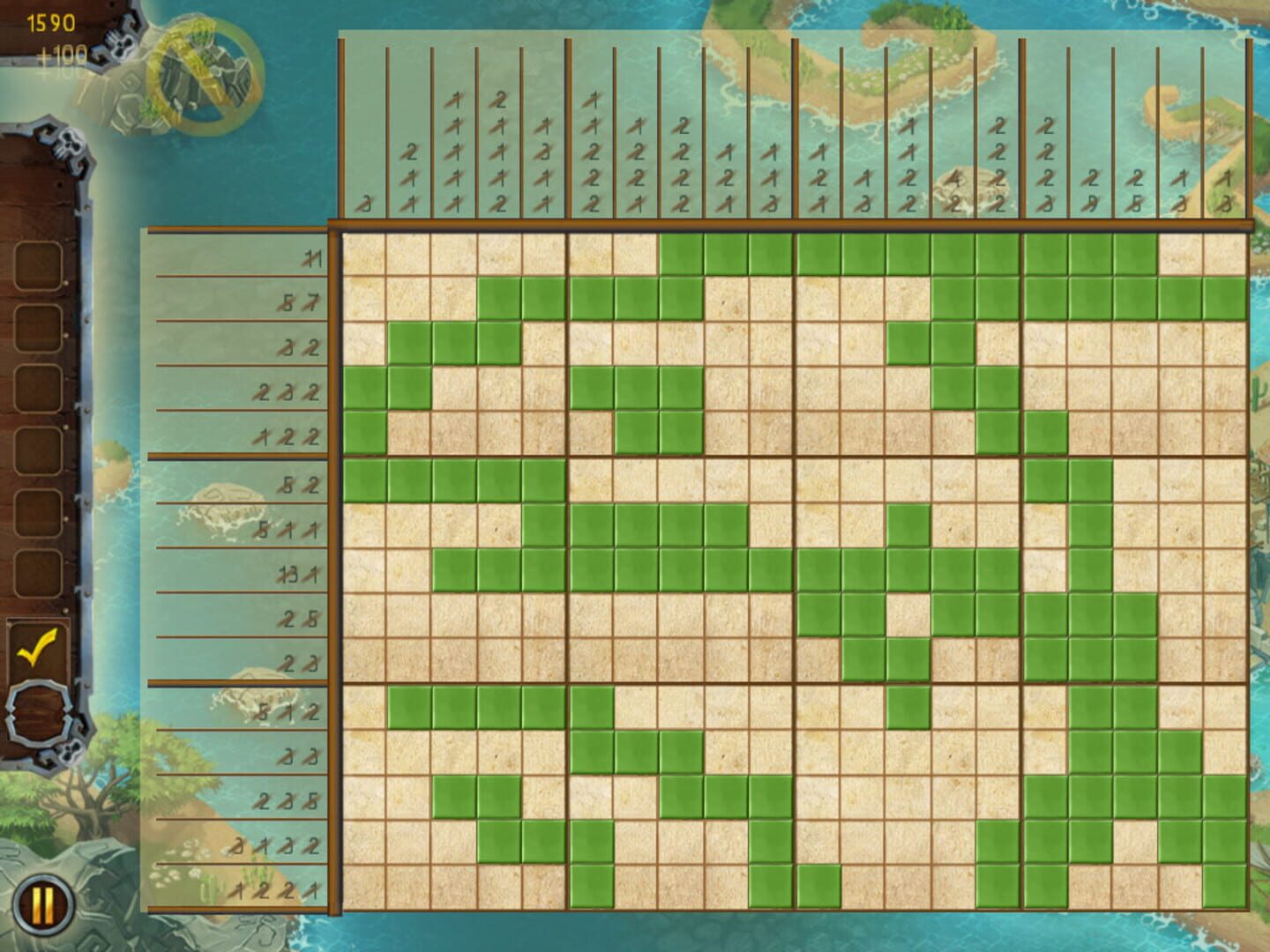 Foto do jogo Fill & Cross: Pirate Riddles 3
