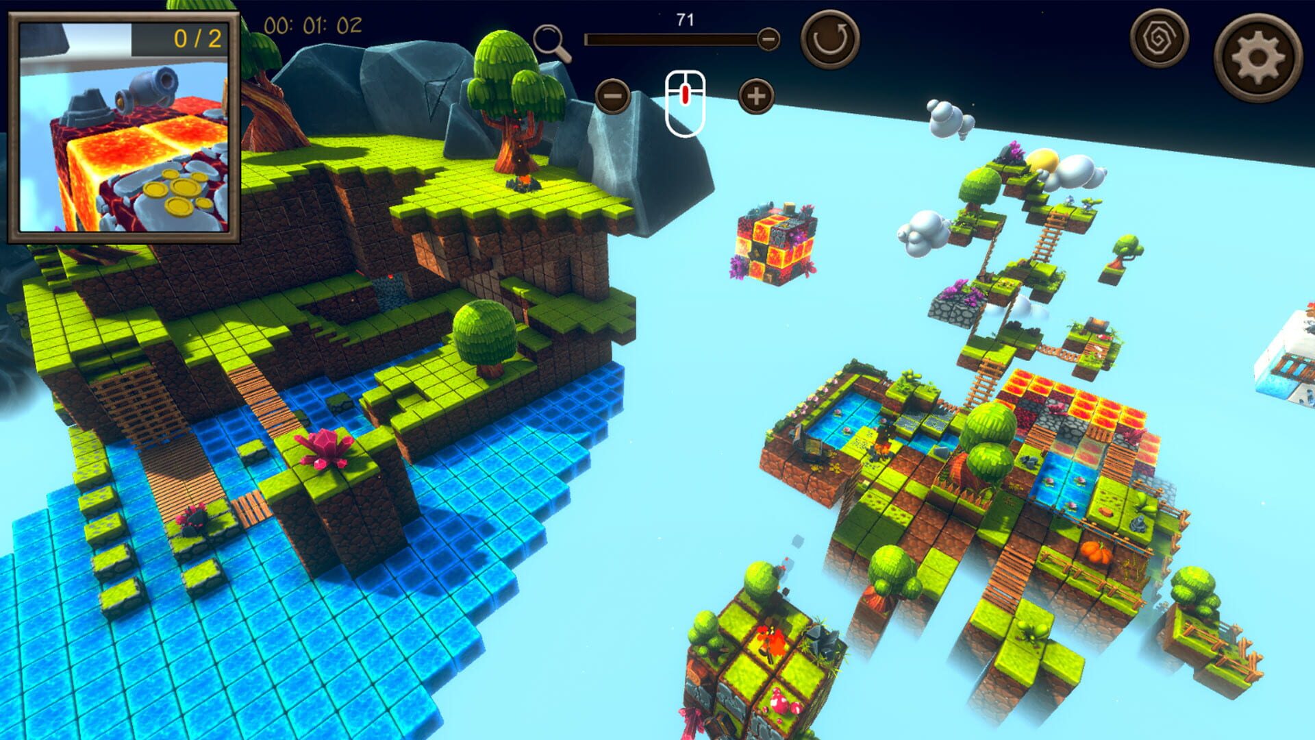 Foto do jogo Hidden Cube World Top-Down 3D