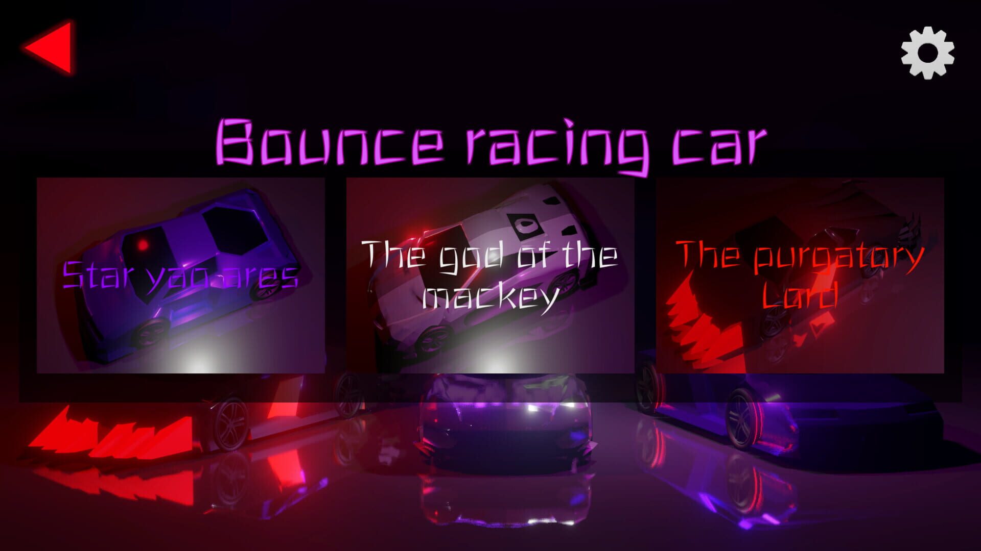 Foto do jogo Bounce racing car