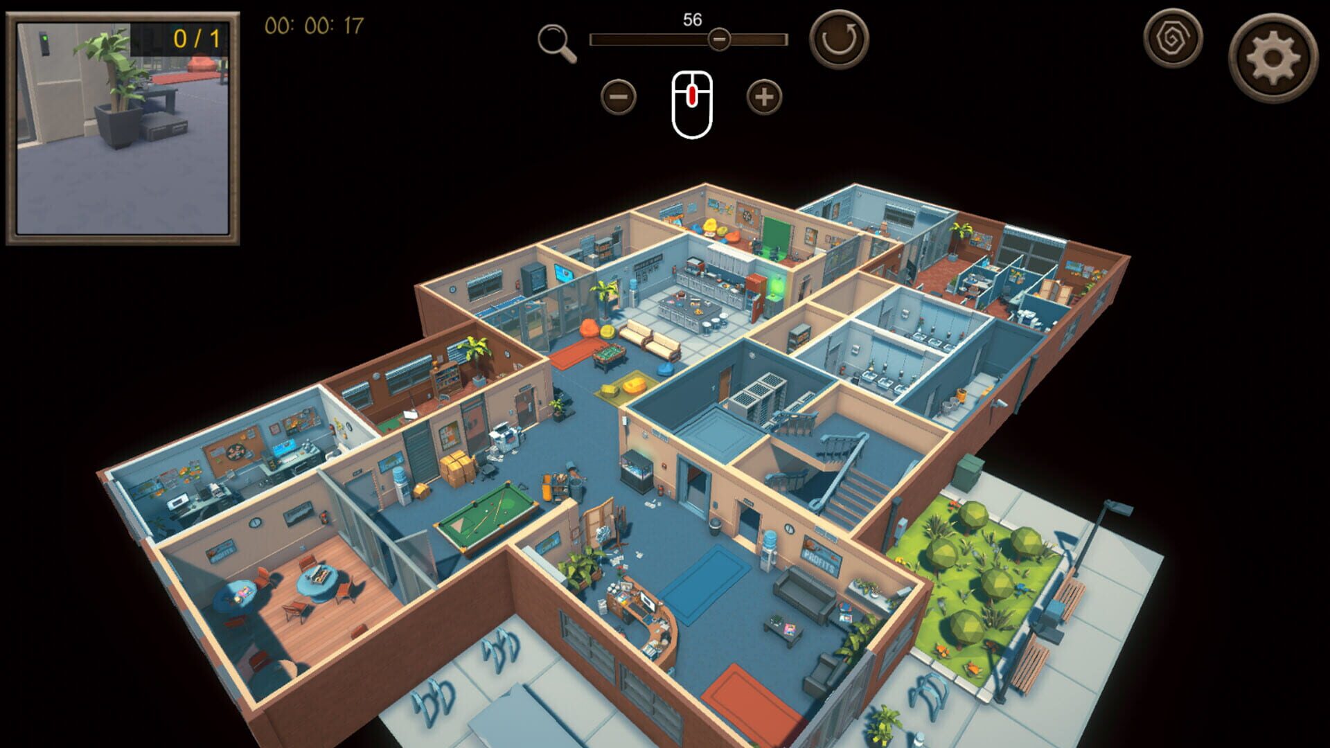 Foto do jogo Hidden Office Top-Down 3D