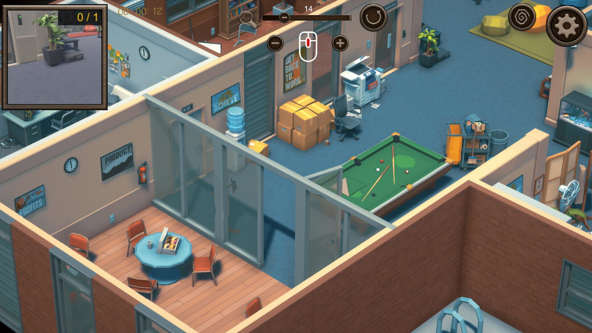 Foto do jogo Hidden Office Top-Down 3D