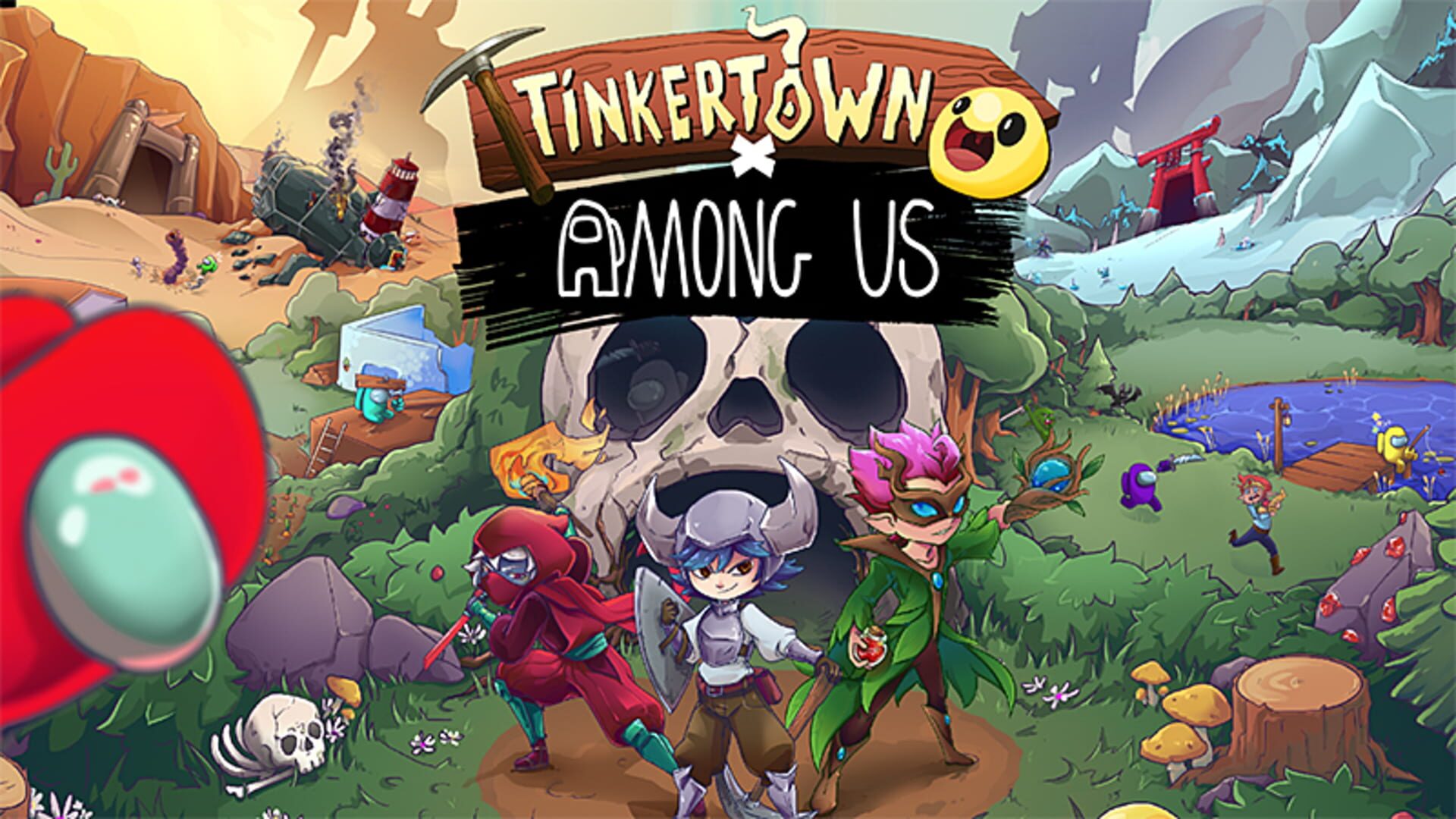 Foto do jogo Tinkertown x Among Us