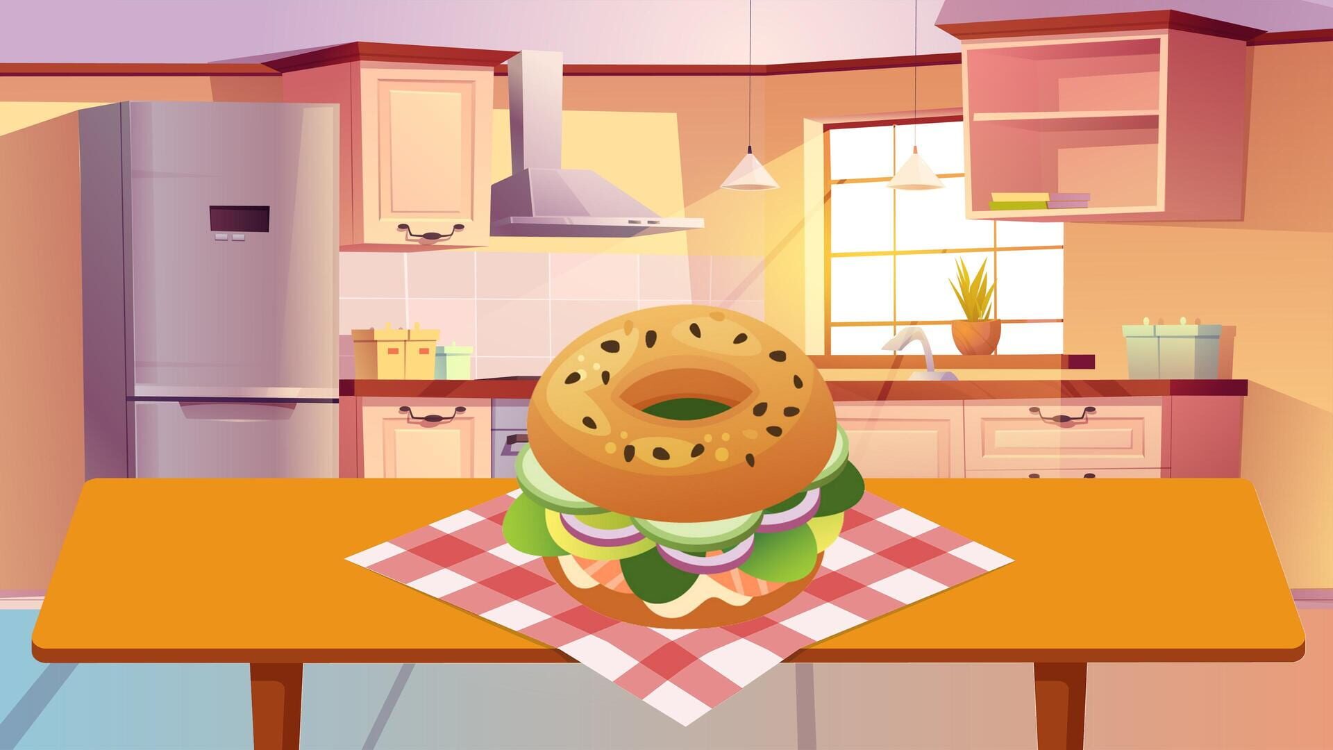 Foto do jogo The Jumping Bagel: Turbo