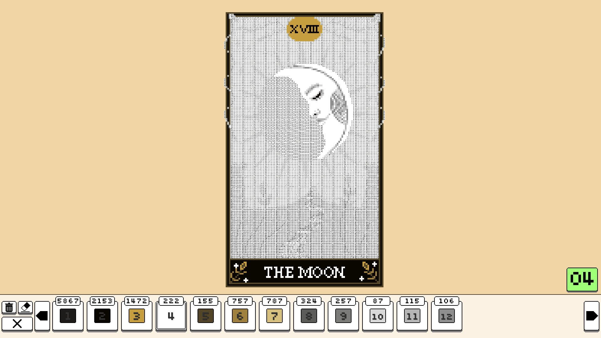 Foto do jogo Coloring Pixels: Tarot Pack