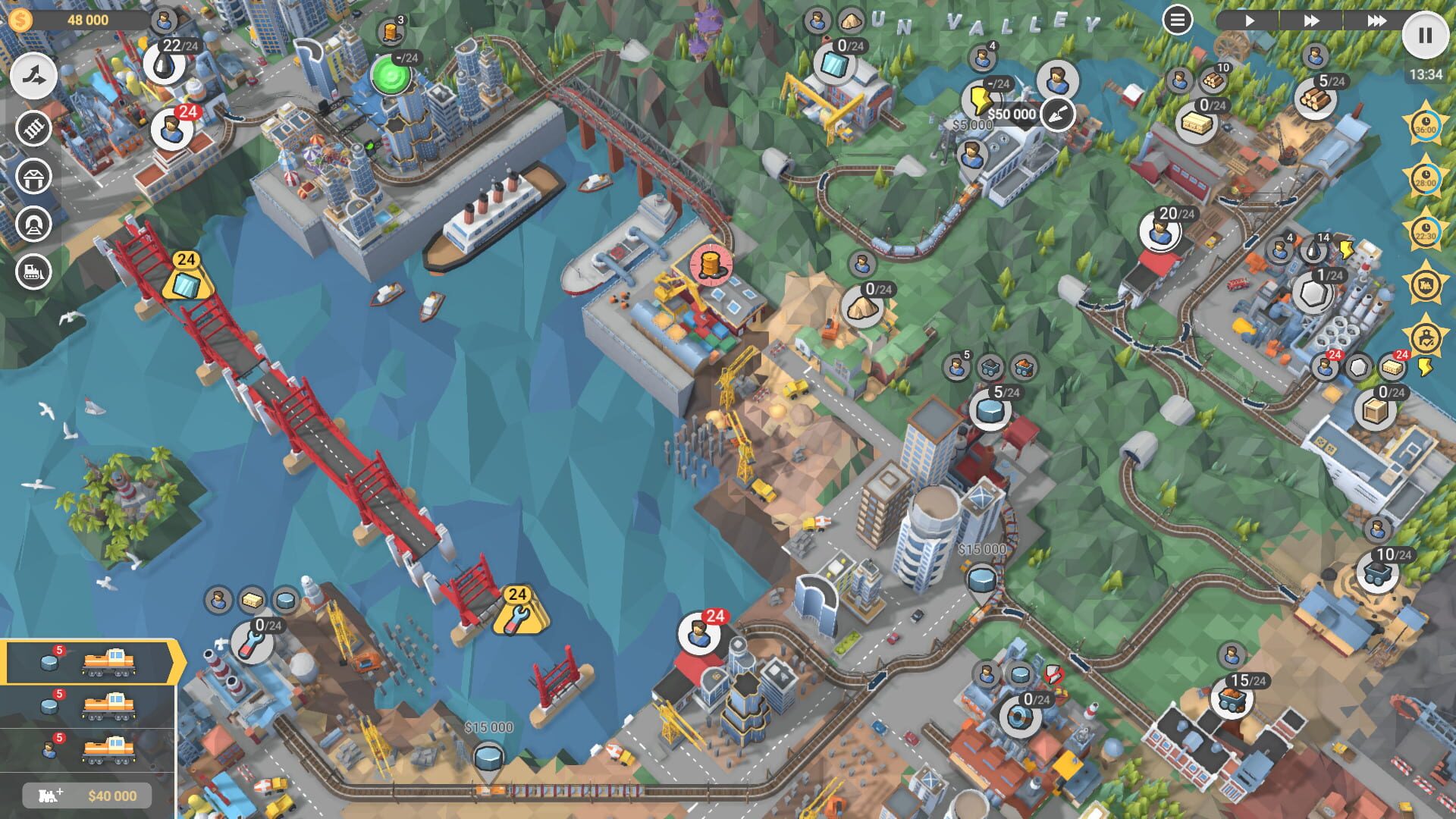 Foto do jogo Train Valley 2: Workshop Gems - Sapphire