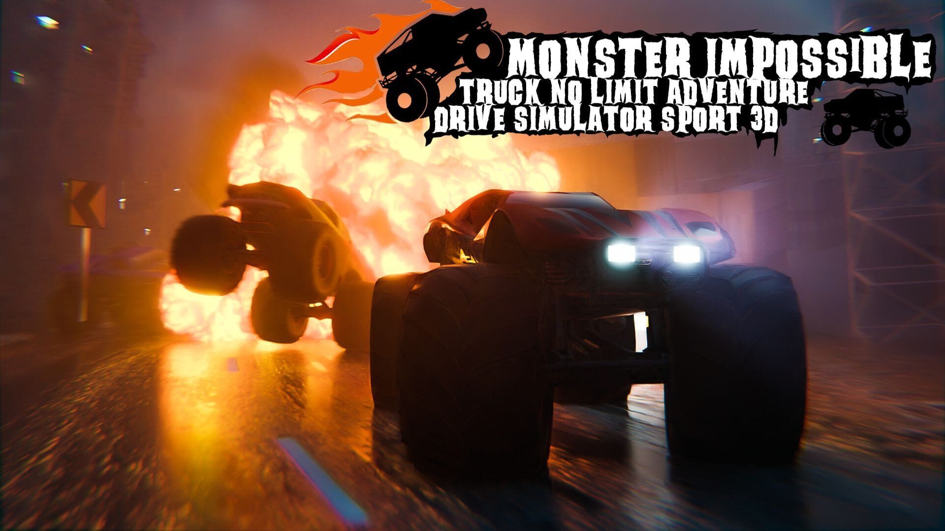 Foto do jogo Monster Impossible Truck No Limit Adventure Drive Simulator Sport 3D