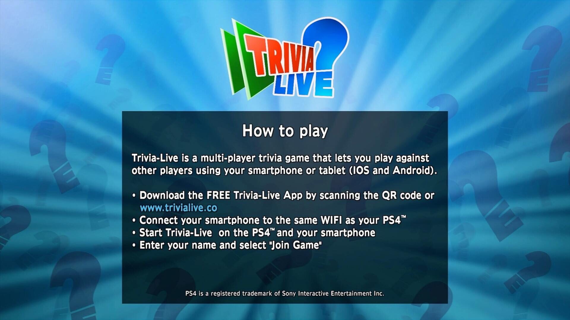 Foto do jogo Trivia Live