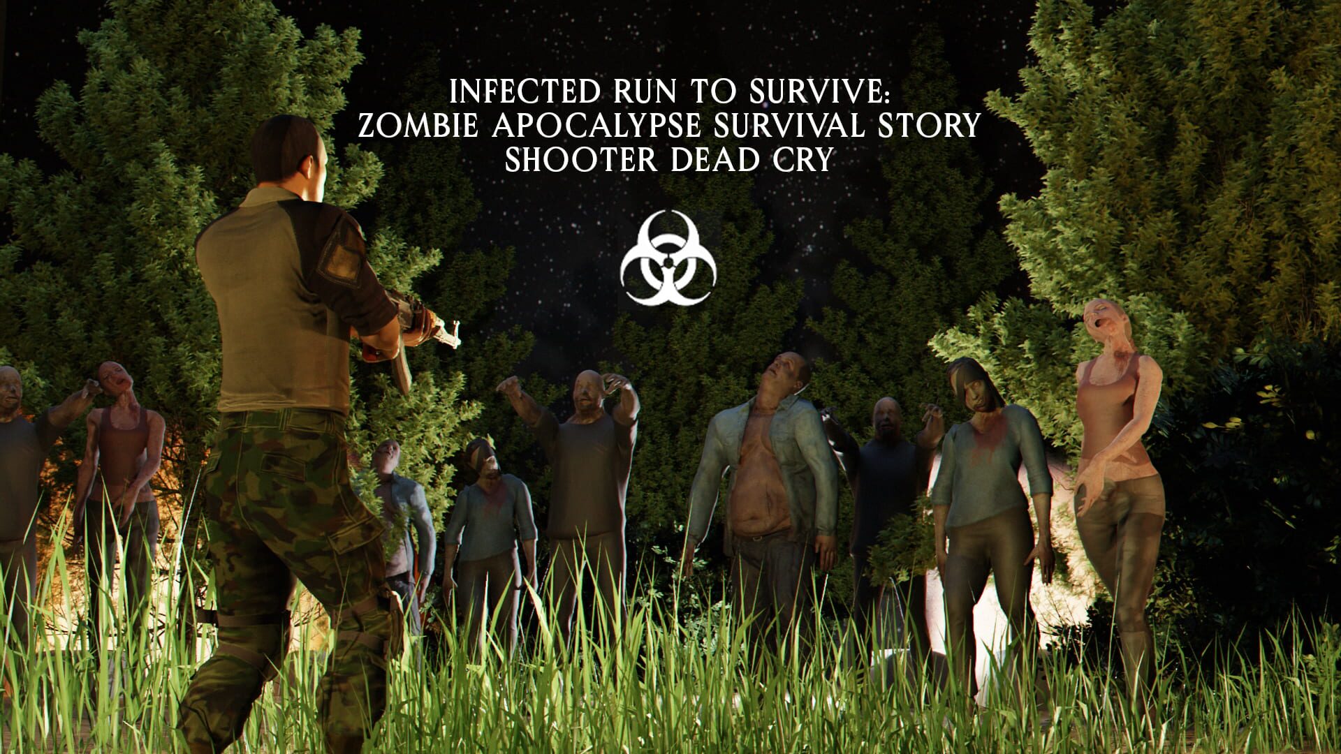 Foto do jogo Infected run to Survive: Zombie Apocalypse Survival Story Shooter Dead Cry