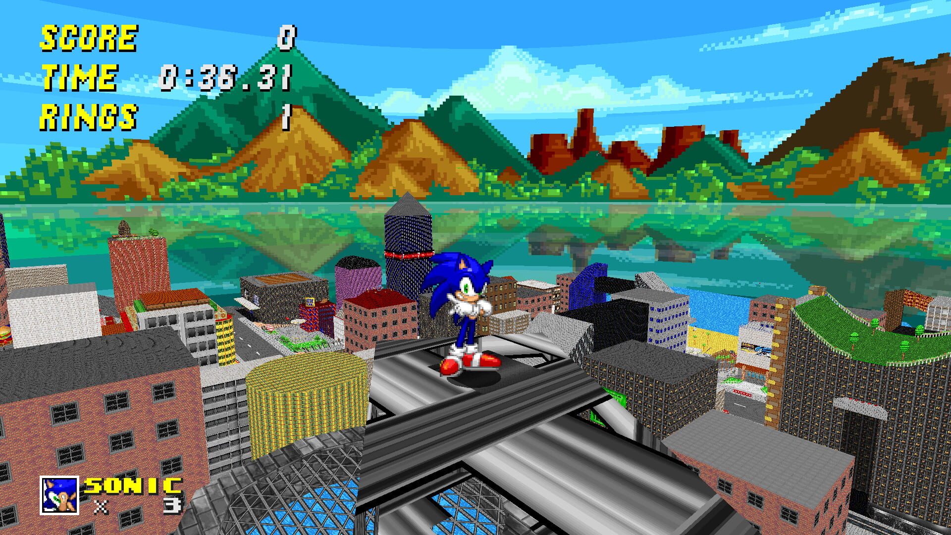 Foto do jogo Sonic Robo Blast 2: Adventure Sonic