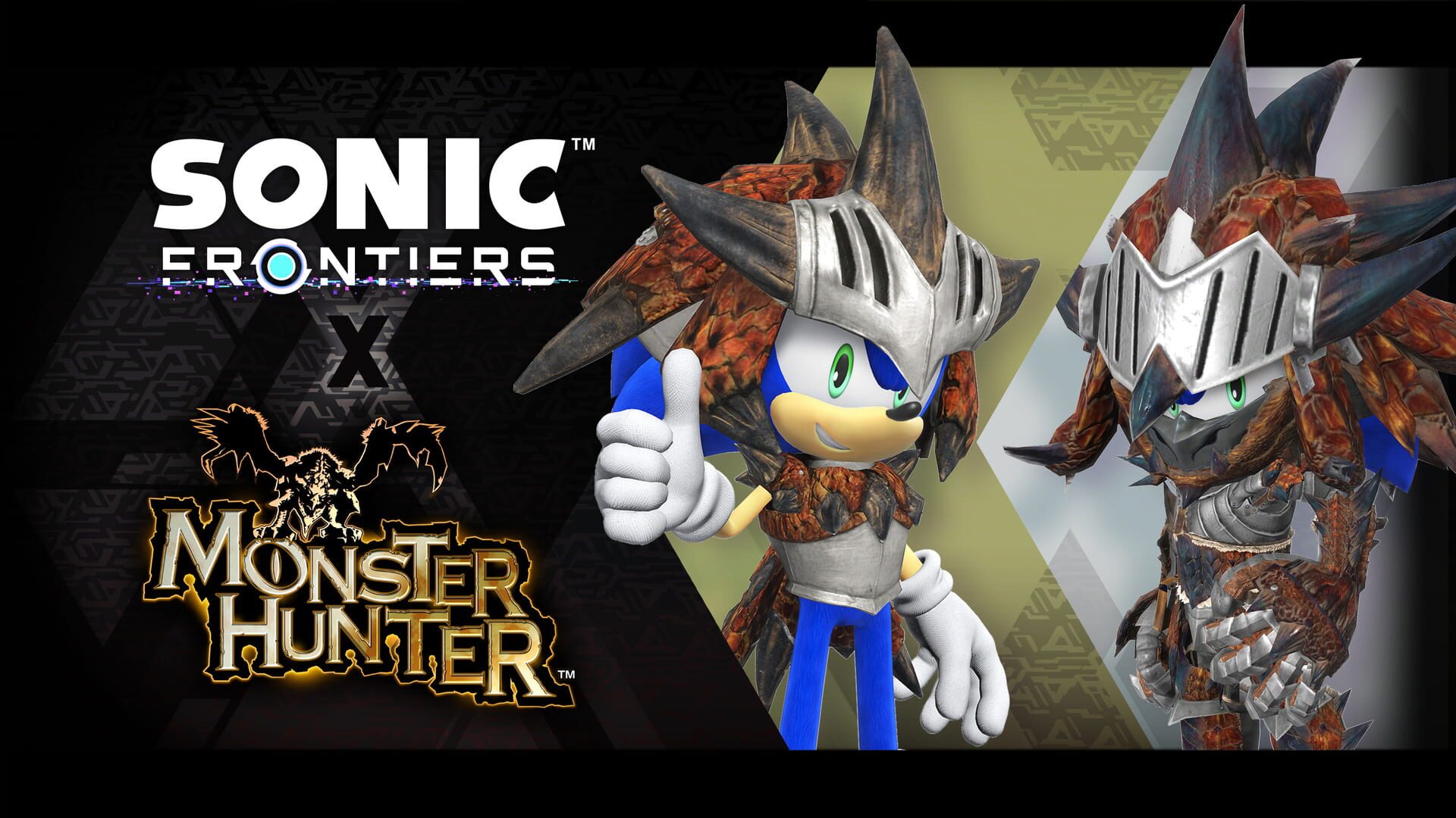 Foto do jogo Sonic Frontiers x Monster Hunter Pack