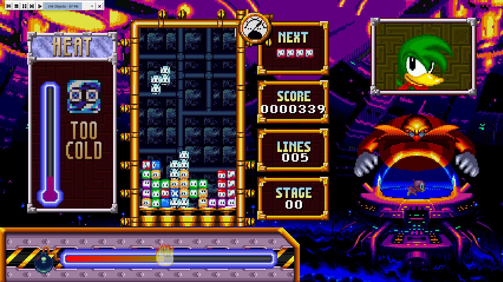 Foto do jogo Dr. Robotnik's Mean Bean Tetris