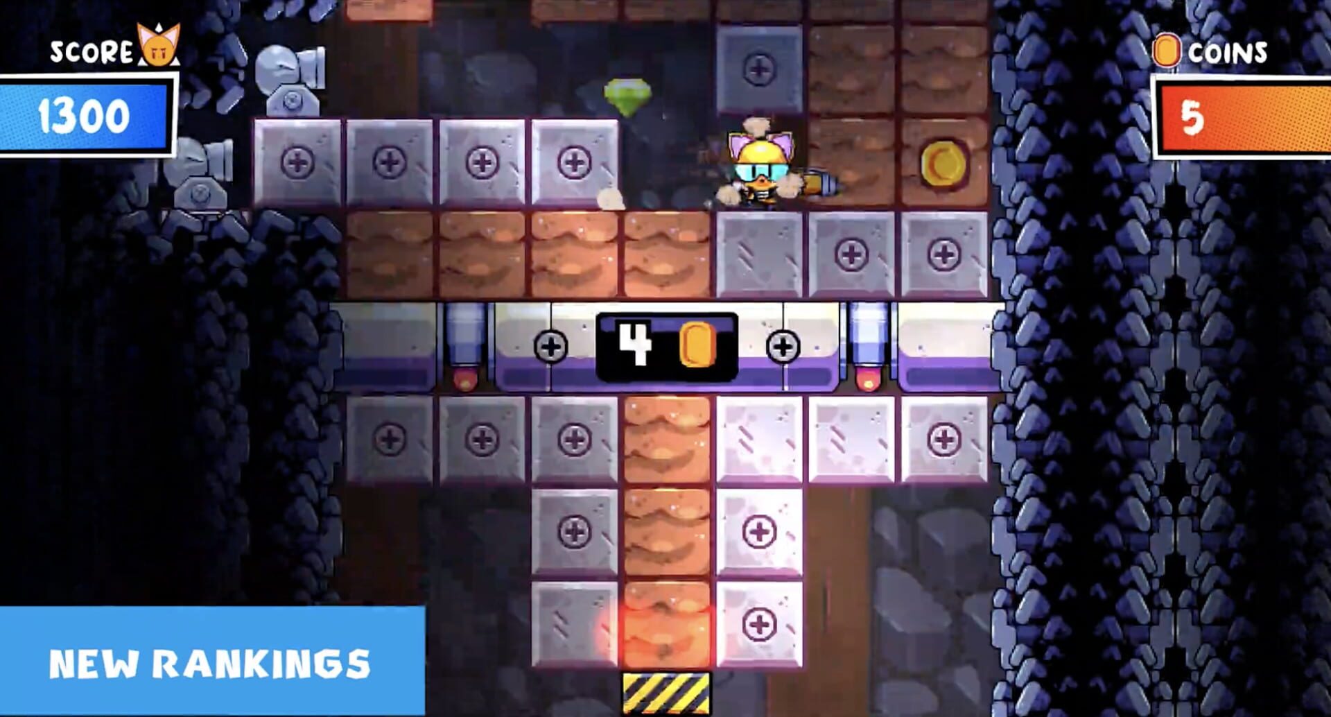 Foto do jogo Adventure Kitty: Drill Buster