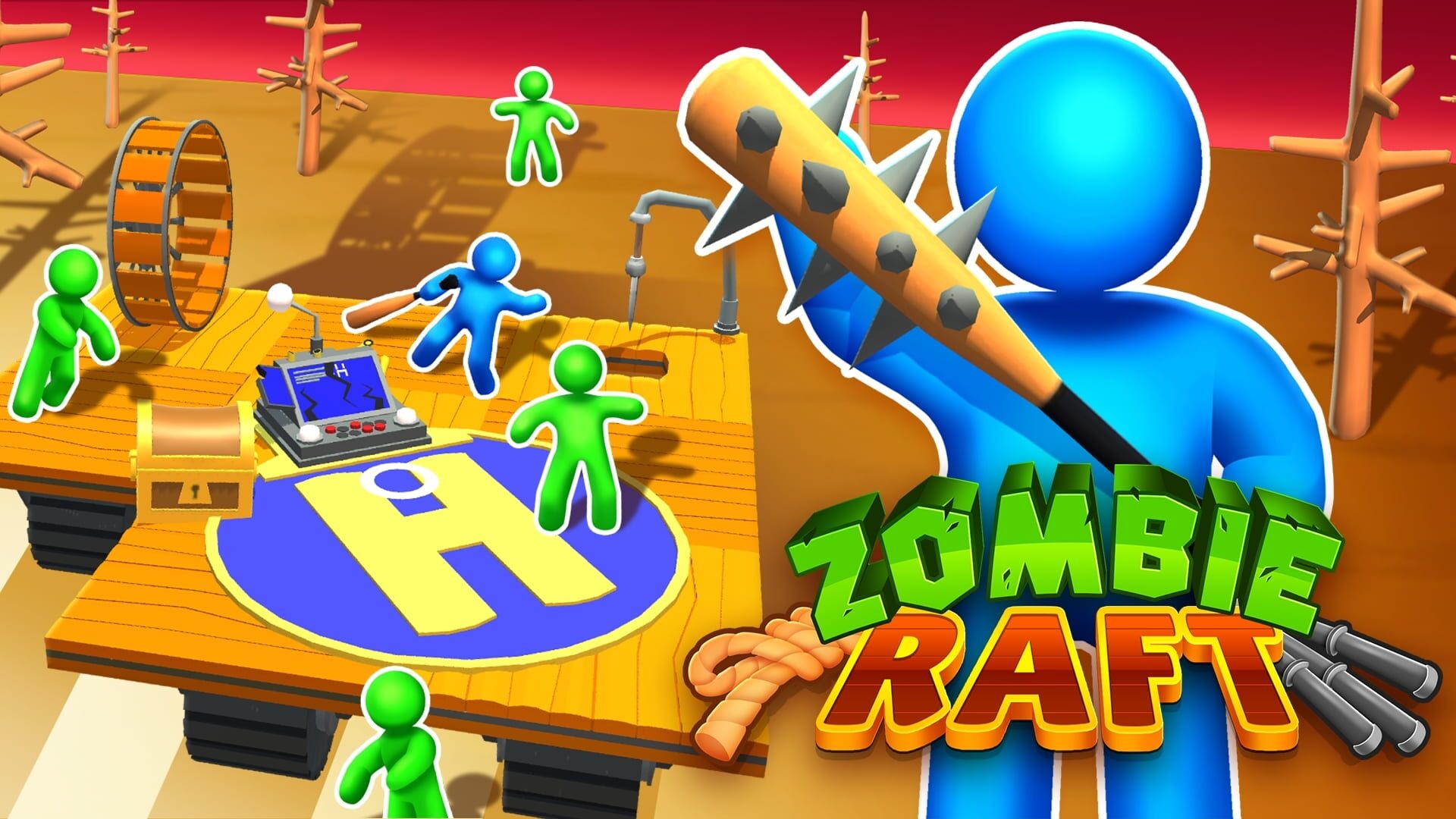 Foto do jogo Zombie Raft