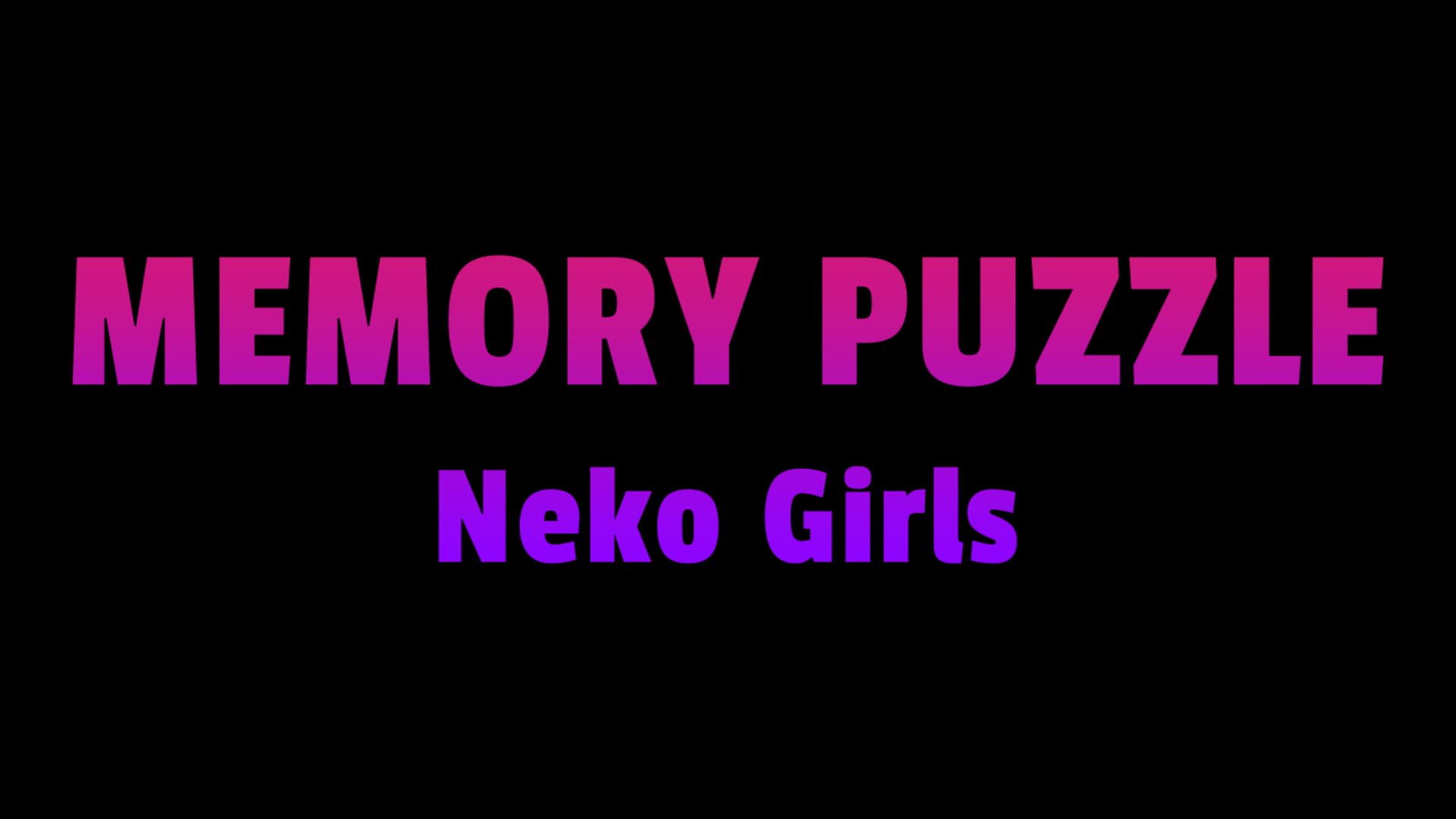Foto do jogo Memory Puzzle: Neko Girls
