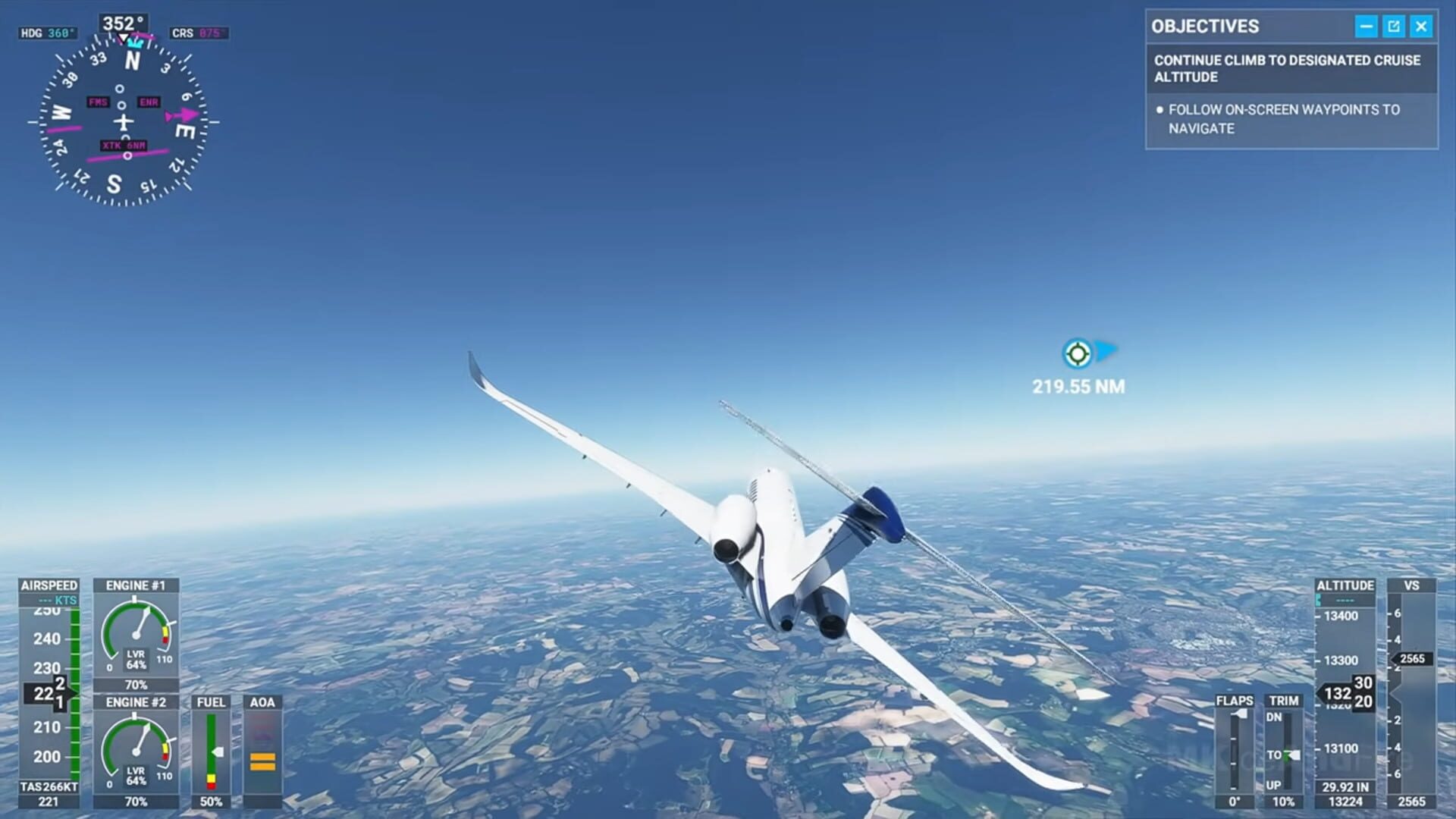 Foto do jogo Microsoft Flight Simulator: Deluxe 40th Anniversary Edition
