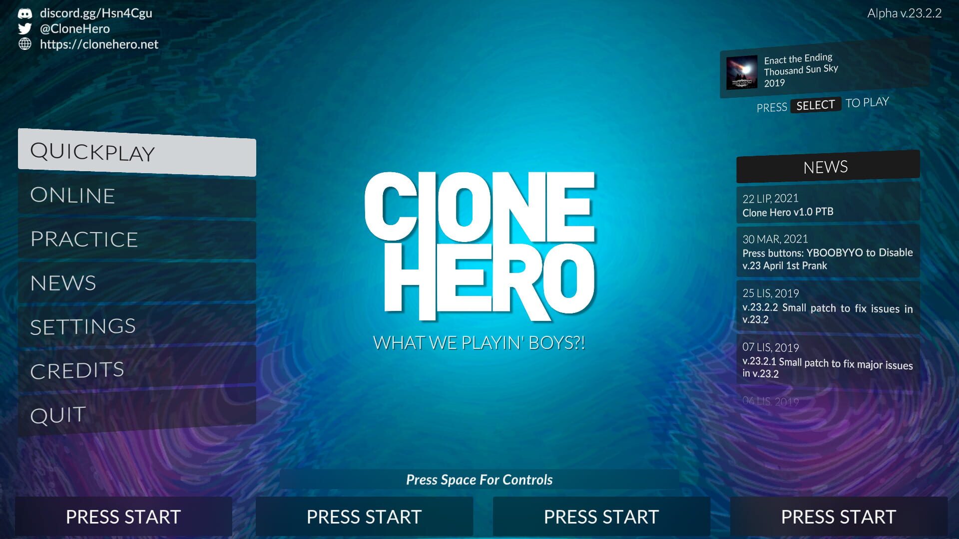 Foto do jogo Clone Hero