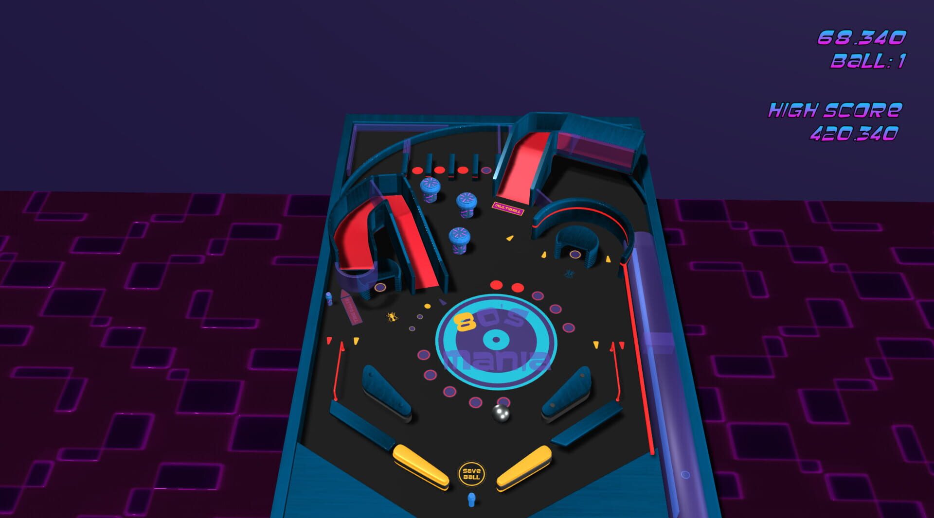 Foto do jogo 80's Mania Pinball