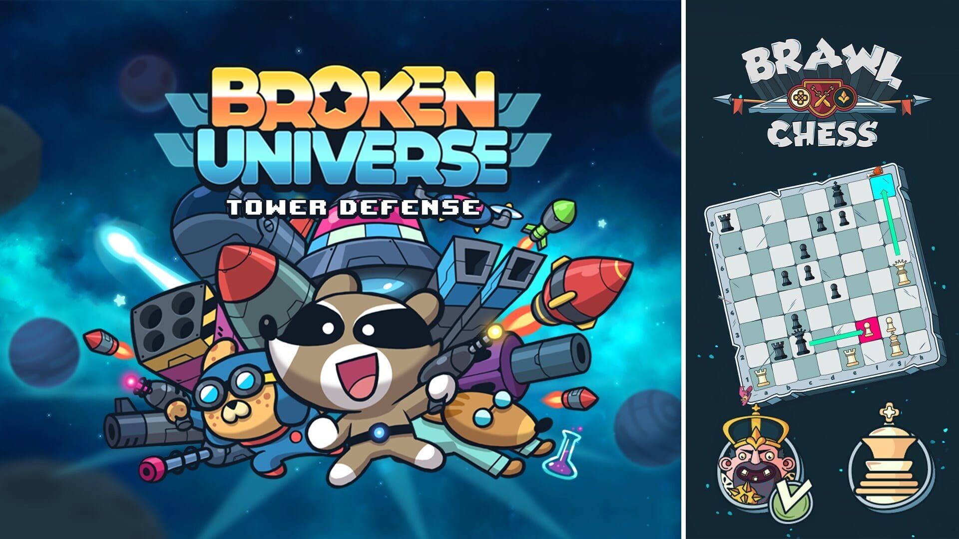 Foto do jogo Broken Universe + Brawl Chess
