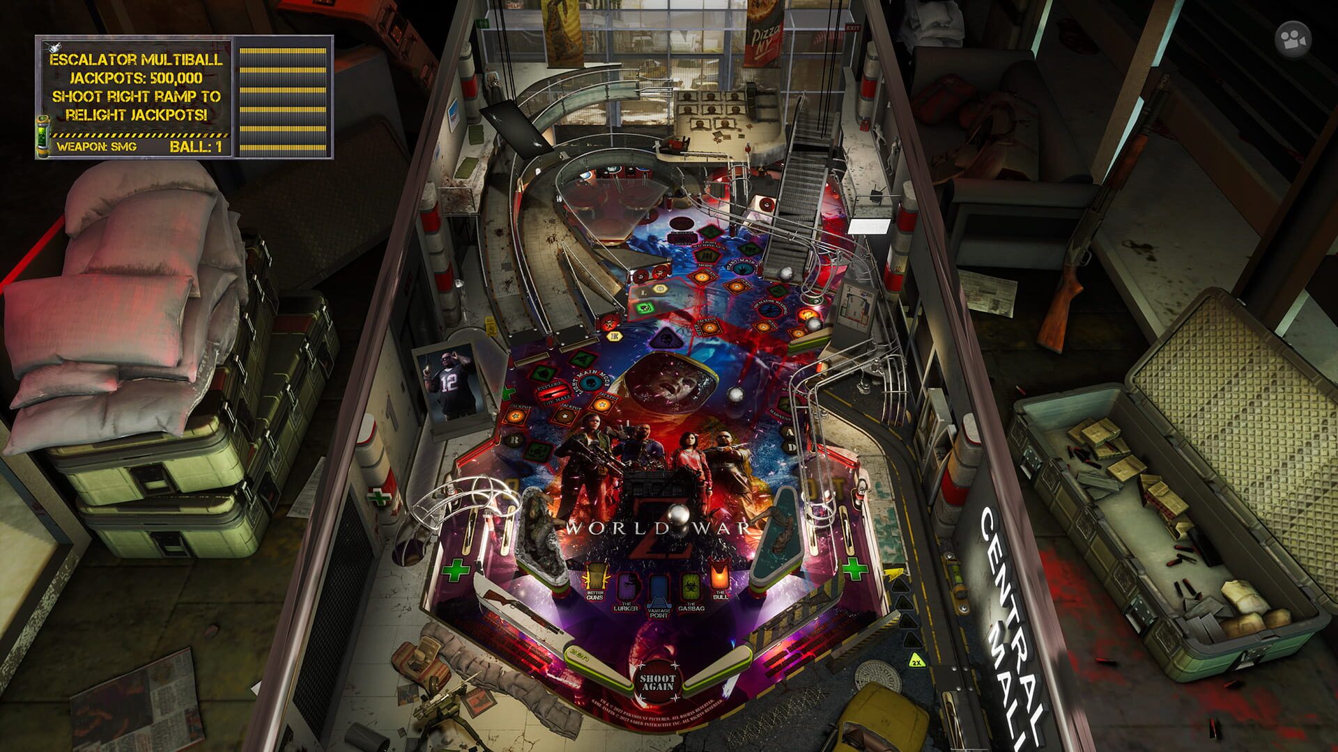 Foto do jogo Pinball FX: World War Z Pinball