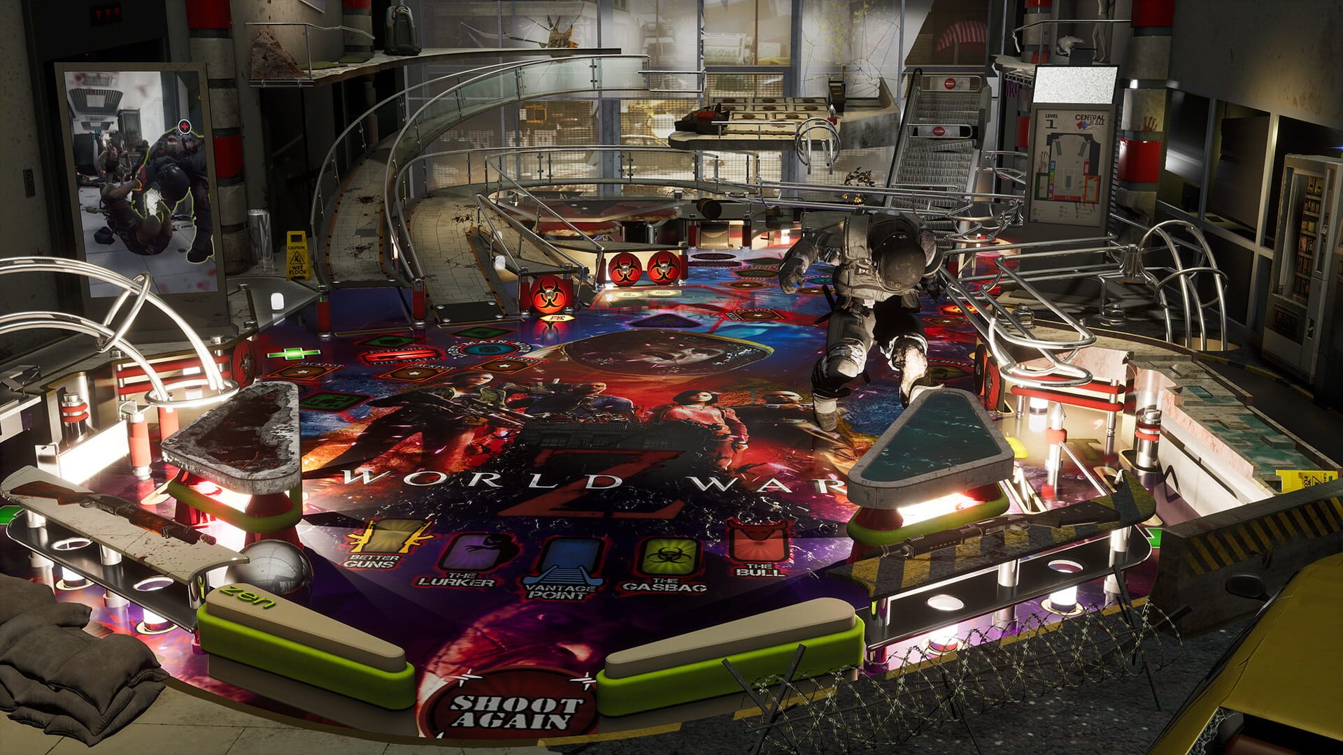 Foto do jogo Pinball FX: World War Z Pinball