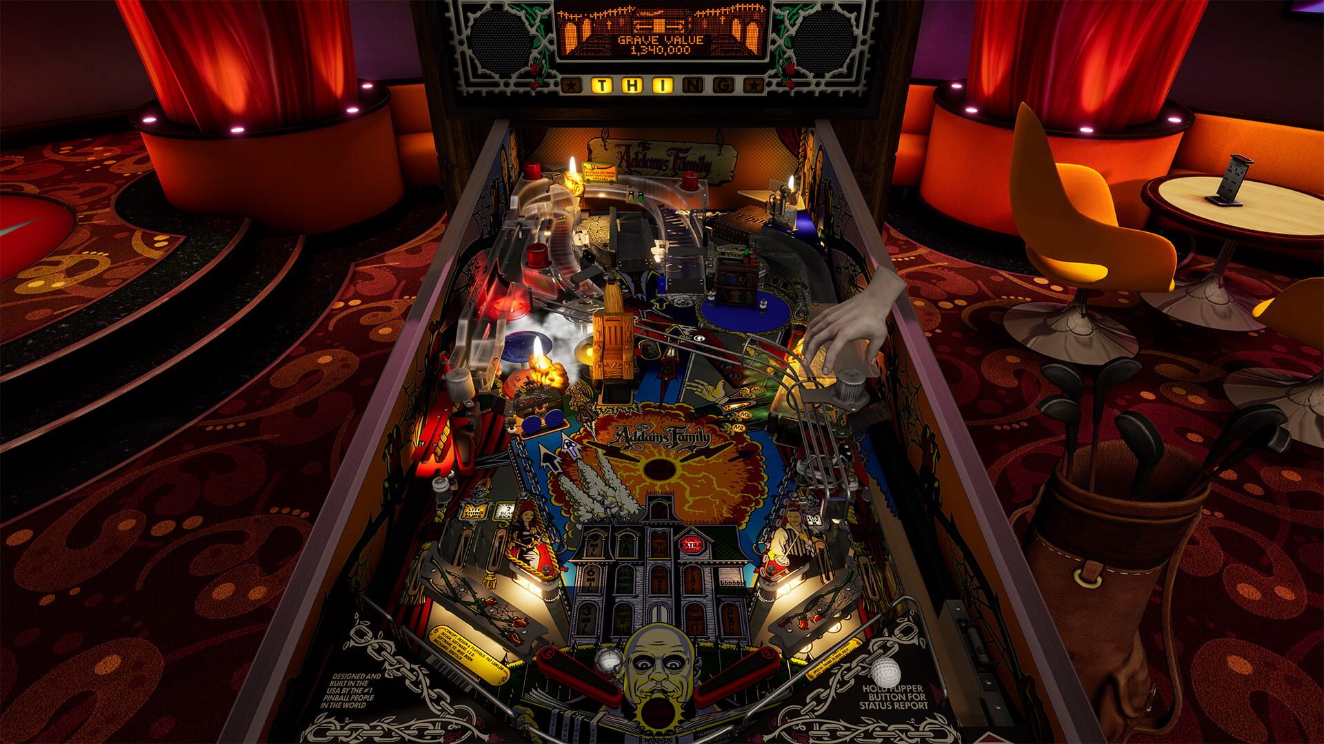 Foto do jogo Pinball FX: Williams Pinball - The Addams Family