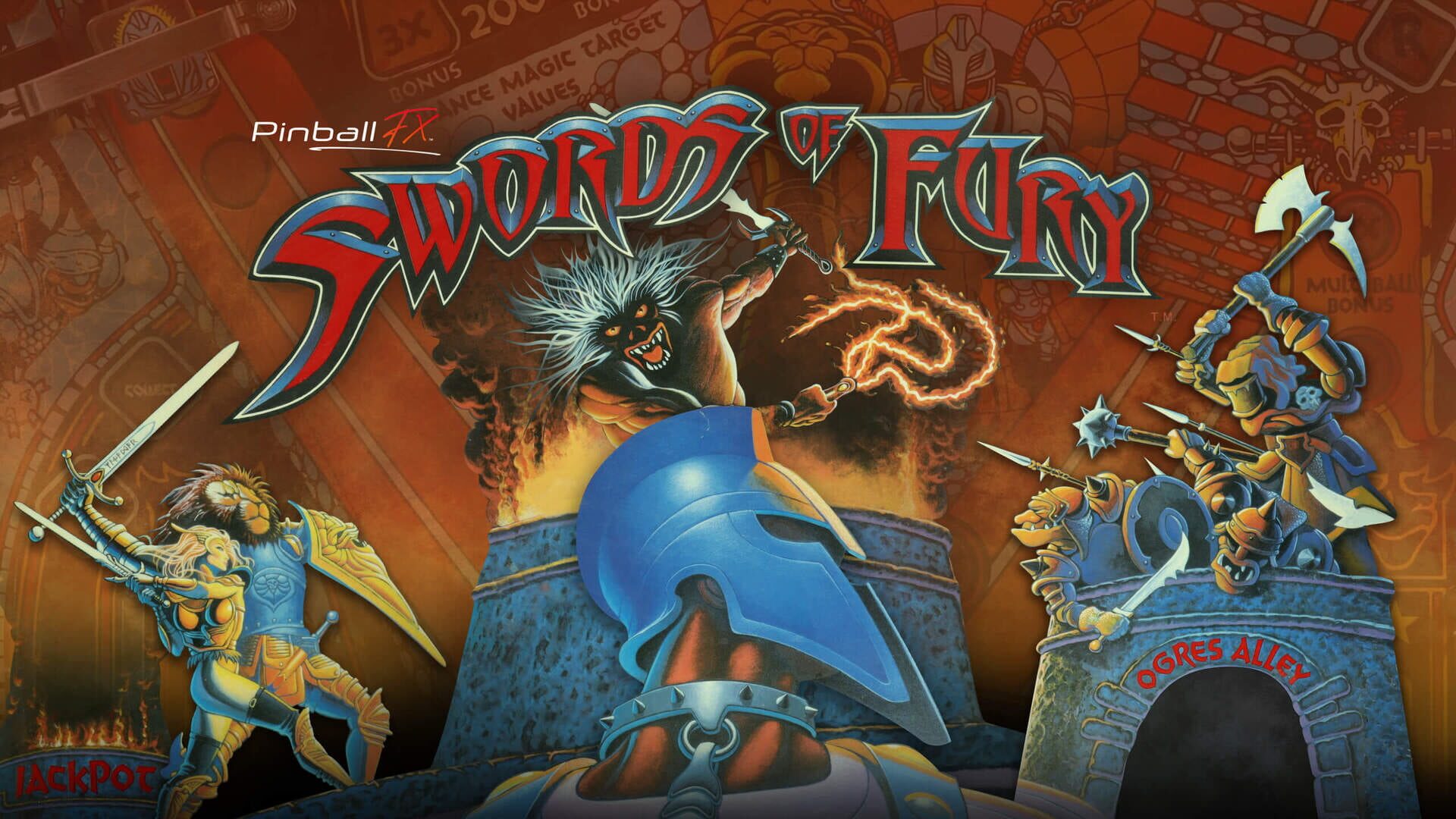 Foto do jogo Pinball FX: Williams Pinball - Swords of Fury