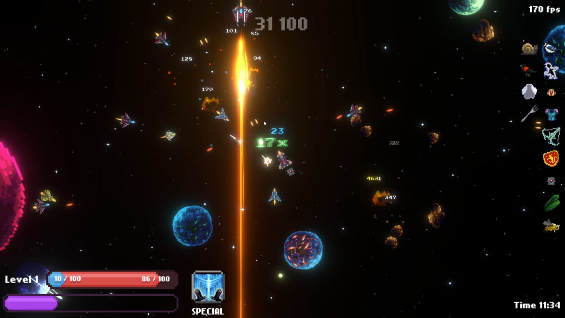 Foto do jogo Super Smash Asteroids