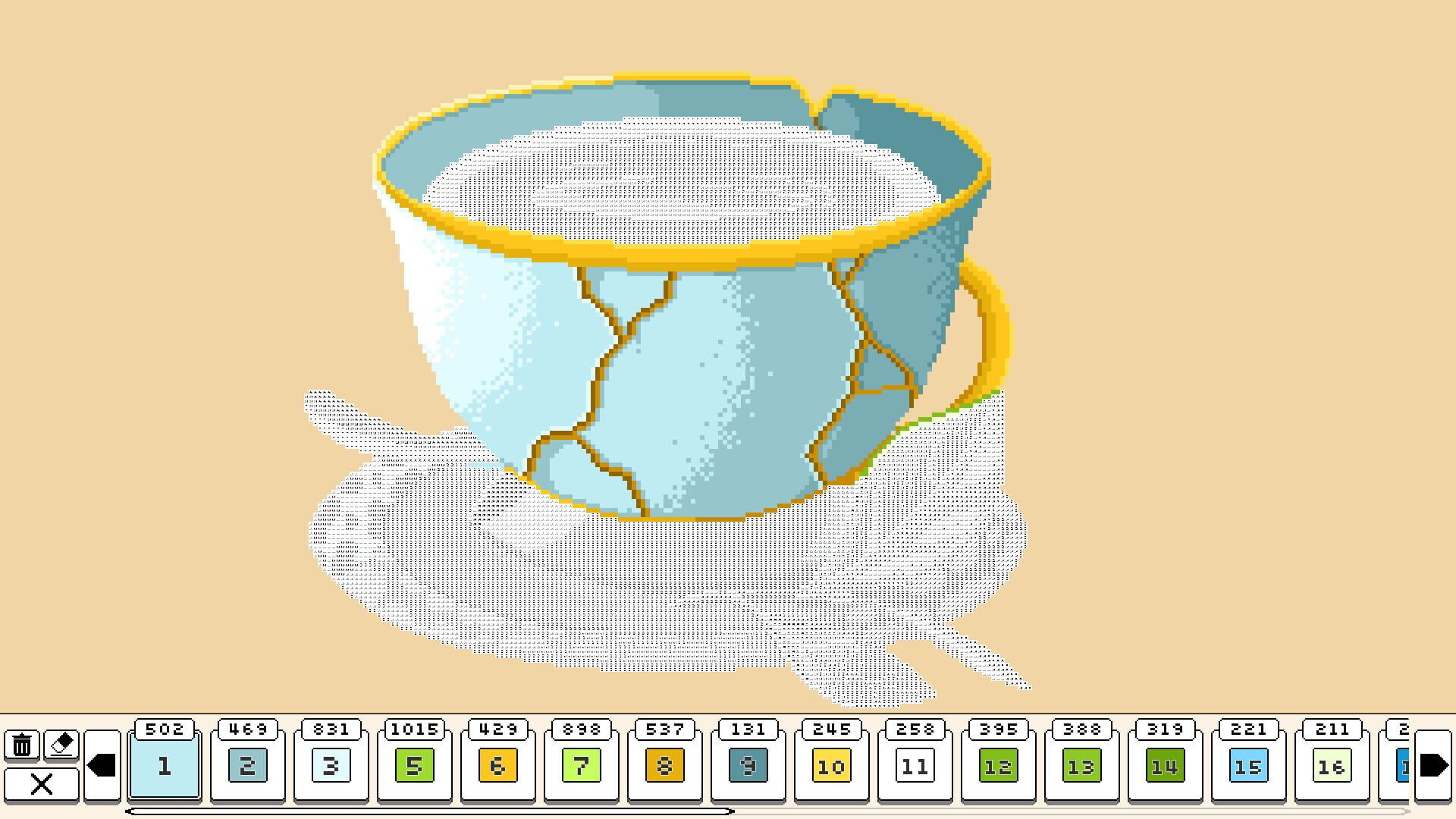 Foto do jogo Coloring Pixels: Japan Pack