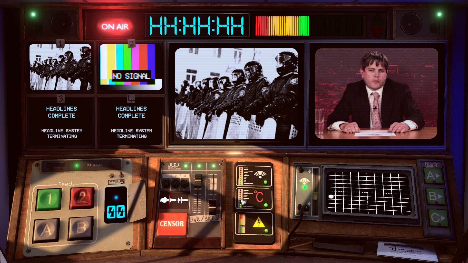 Foto do jogo Not for Broadcast: Deluxe Edition